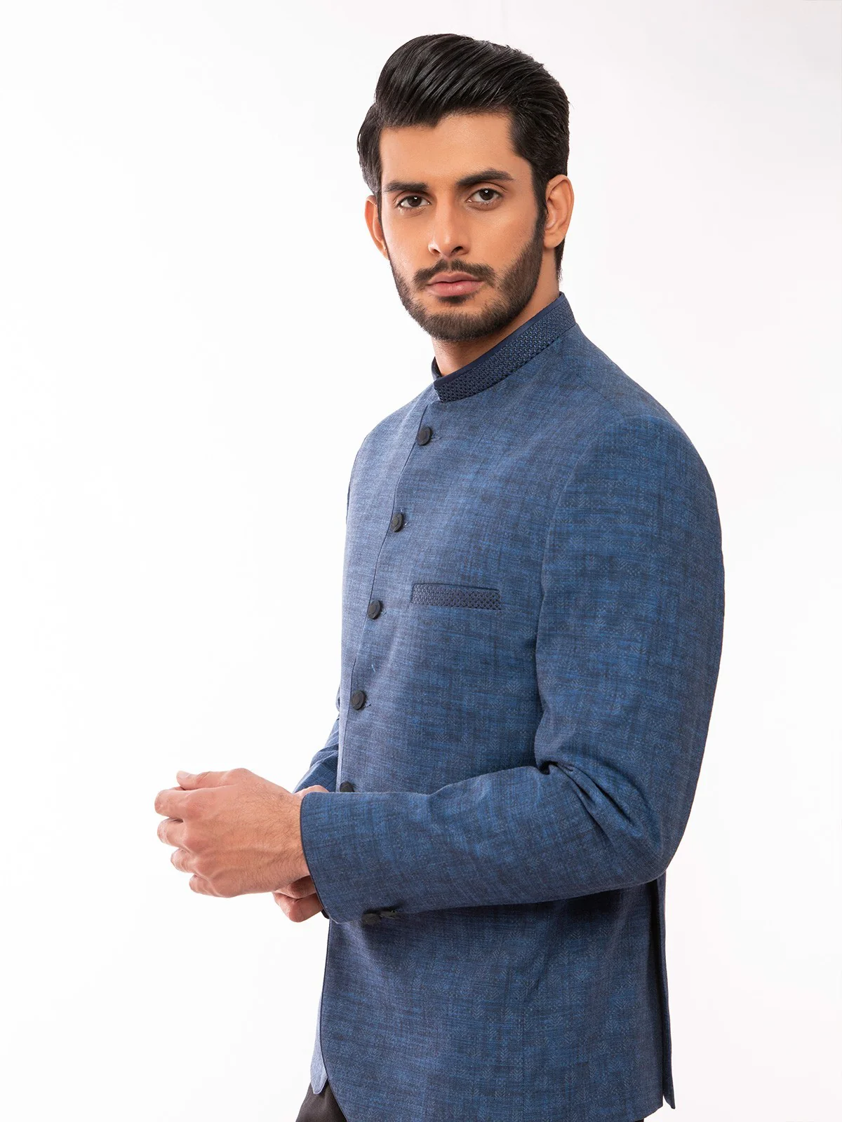 Men's Royal Blue Blazer Ceremonial - EMTBP19-004 - Image 3