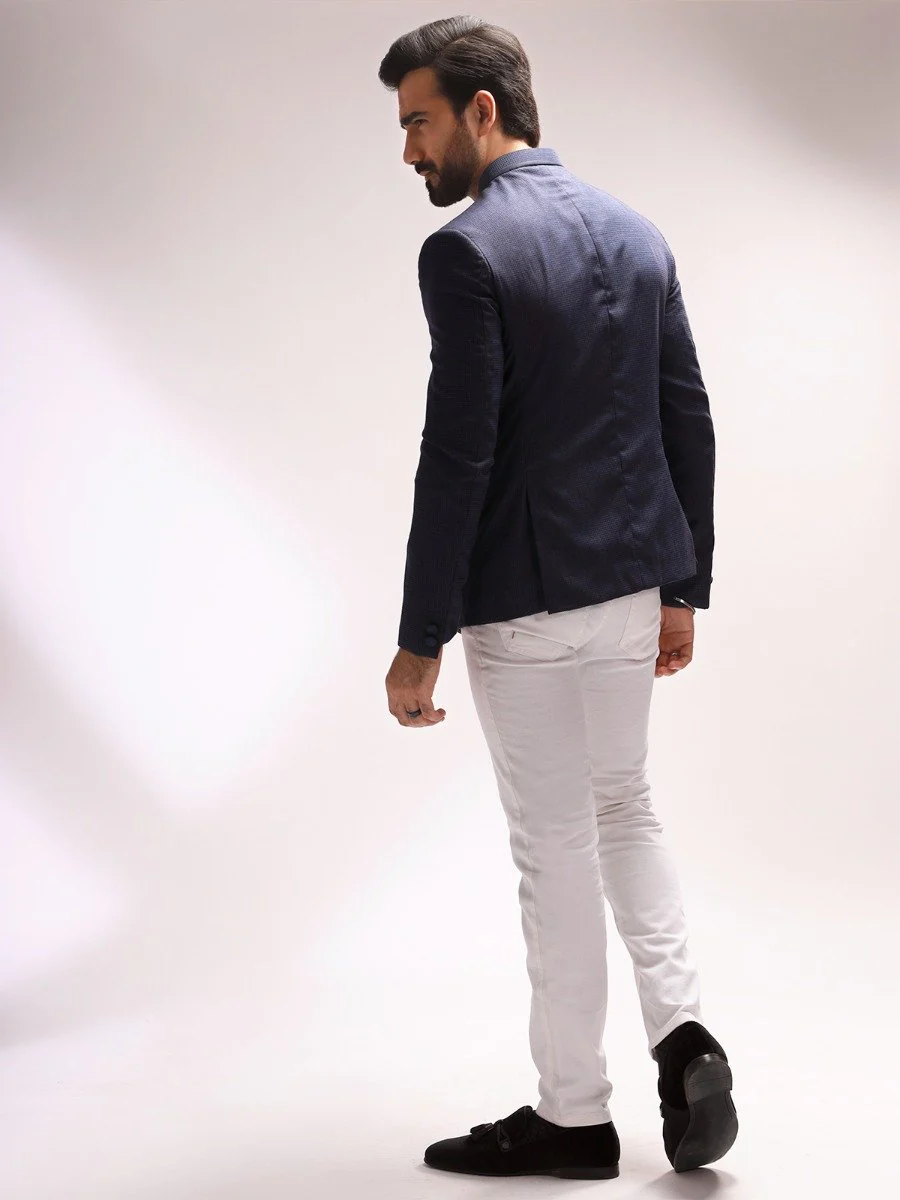 Men's Blue Blazer Ceremonial - EMTBP20-007 - Image 3