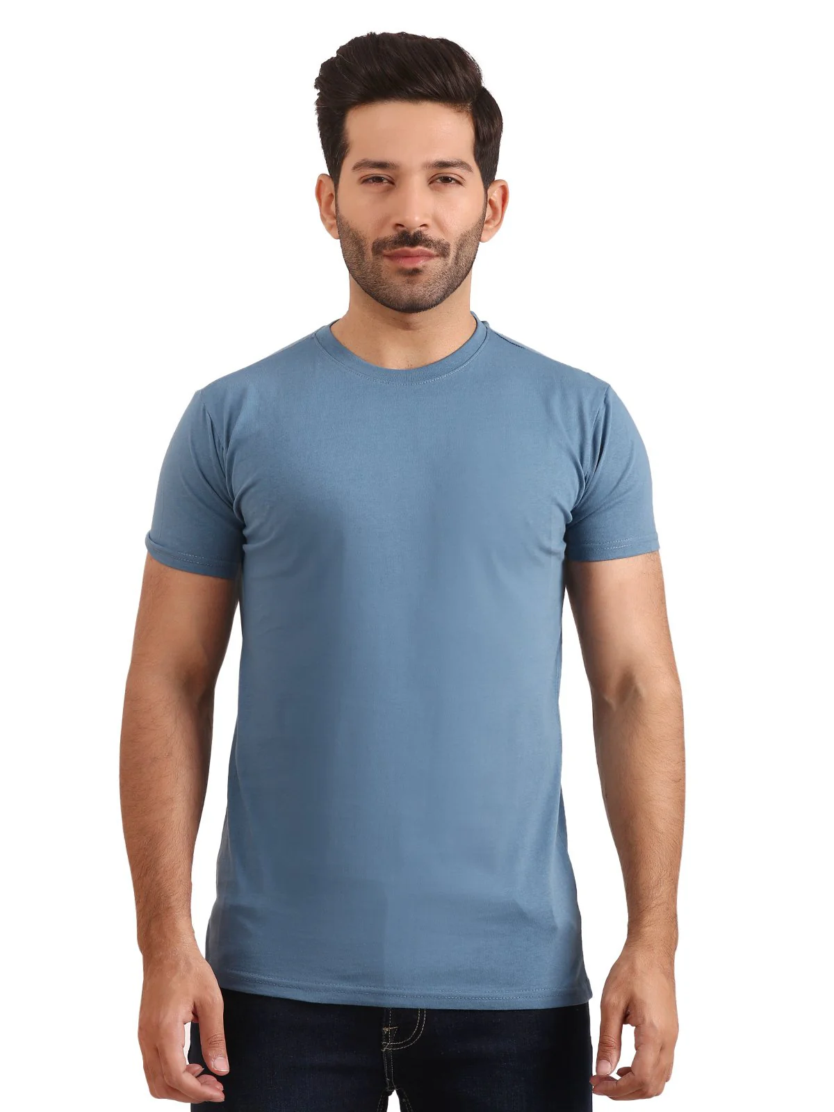 Men's Ocean Blue Basic Tee - EMTBT20-005