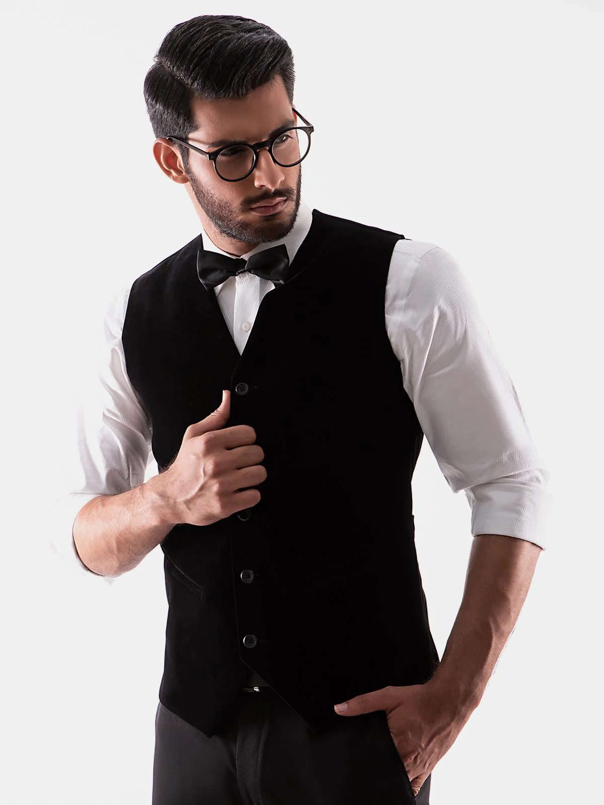 Men's Black Coat Pant - EMTCPC19-6677 - Image 2