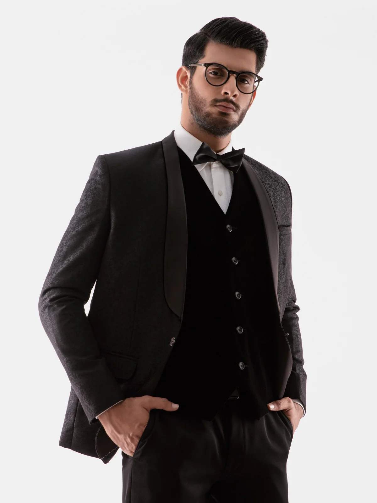 Men's Black Coat Pant - EMTCPC19-6677 - Image 4