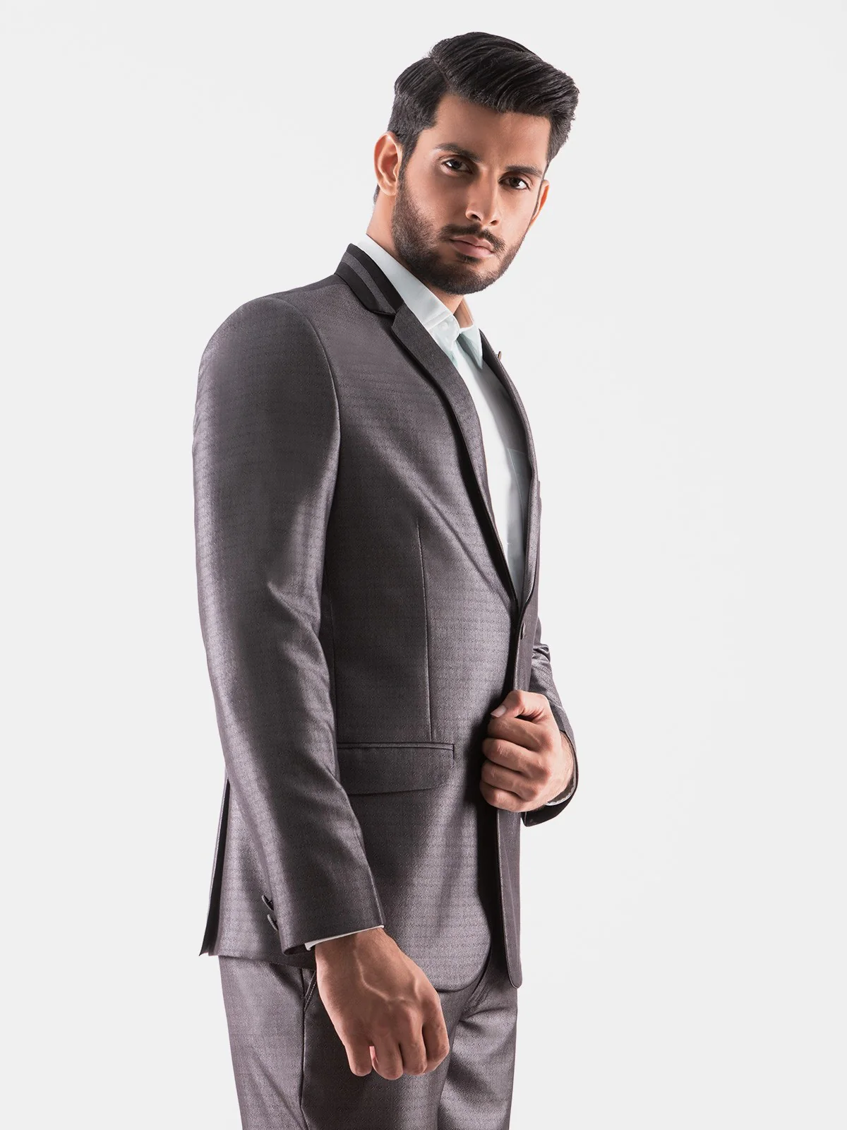 Men's Grey Coat Pant - EMTCPC19-6686 - Image 3
