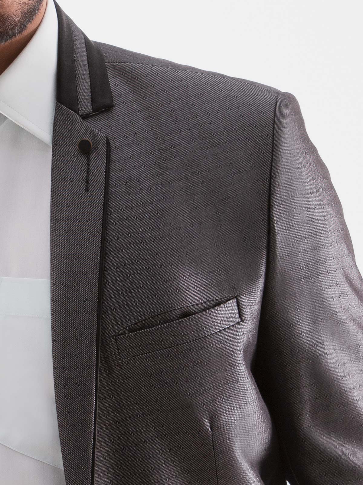 Men's Grey Coat Pant - EMTCPC19-6686 - Image 4
