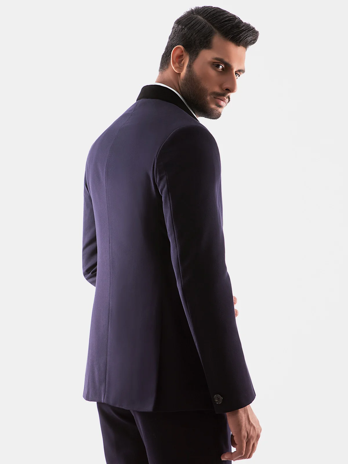 Men's Dark Purple Coat Pant - EMTCPC19-6696 - Image 5