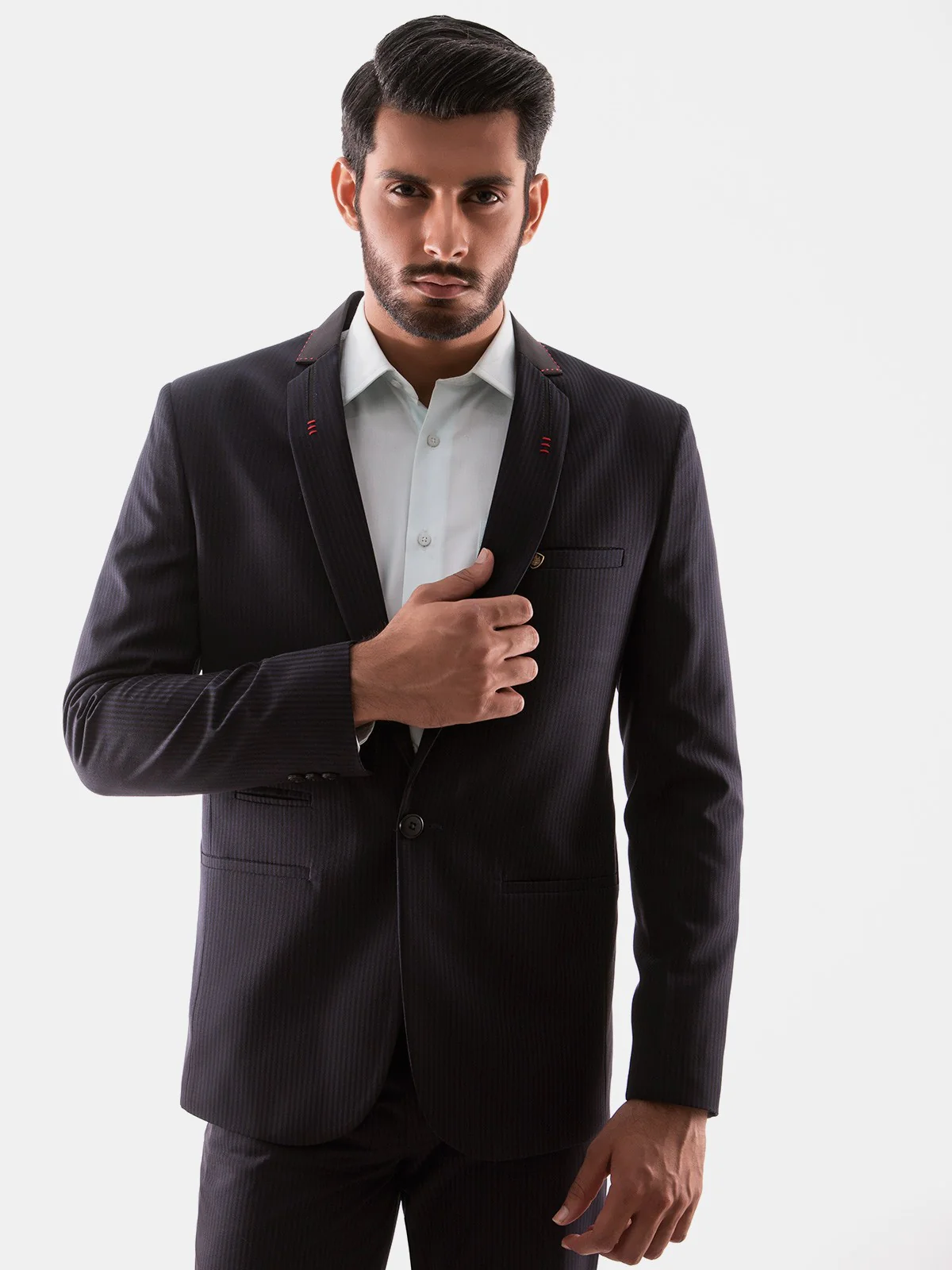 Men's Navy Blue Coat Pant - EMTCPC19-6698 - Image 2