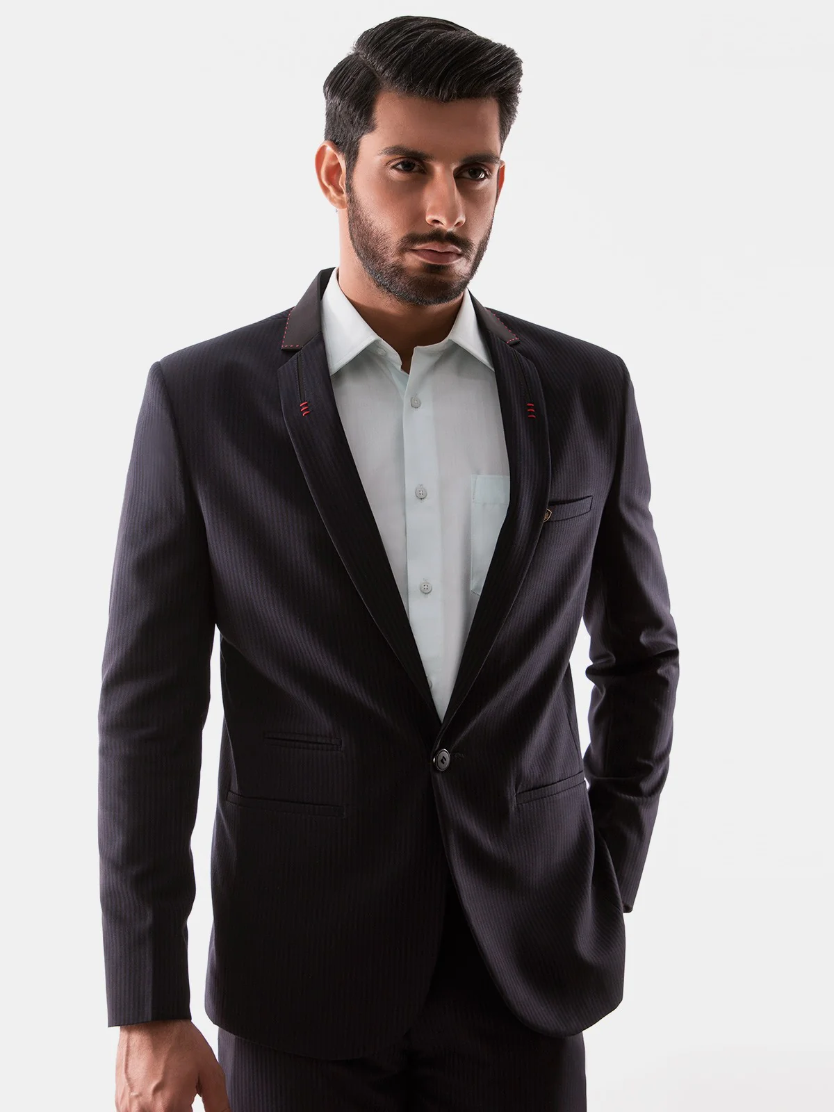 Men's Navy Blue Coat Pant - EMTCPC19-6698 - Image 3