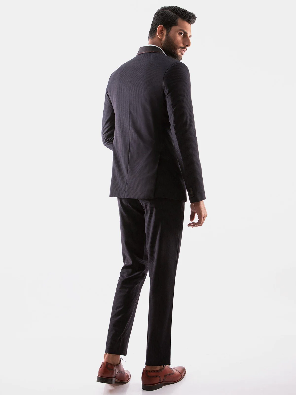 Men's Navy Blue Coat Pant - EMTCPC19-6698 - Image 5