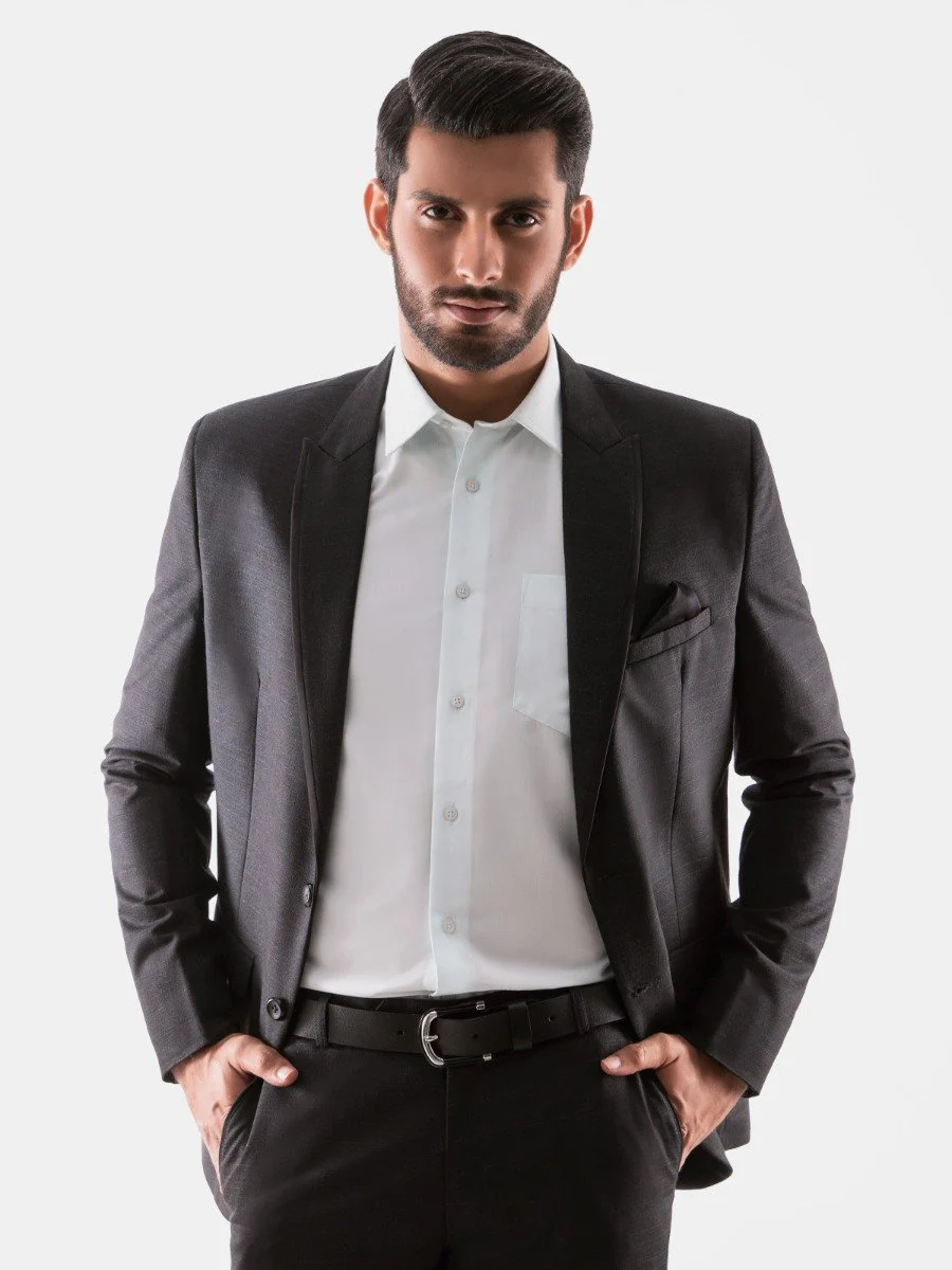 Men's Charcoal Coat Pant - EMTCPC19-6701 - Image 2