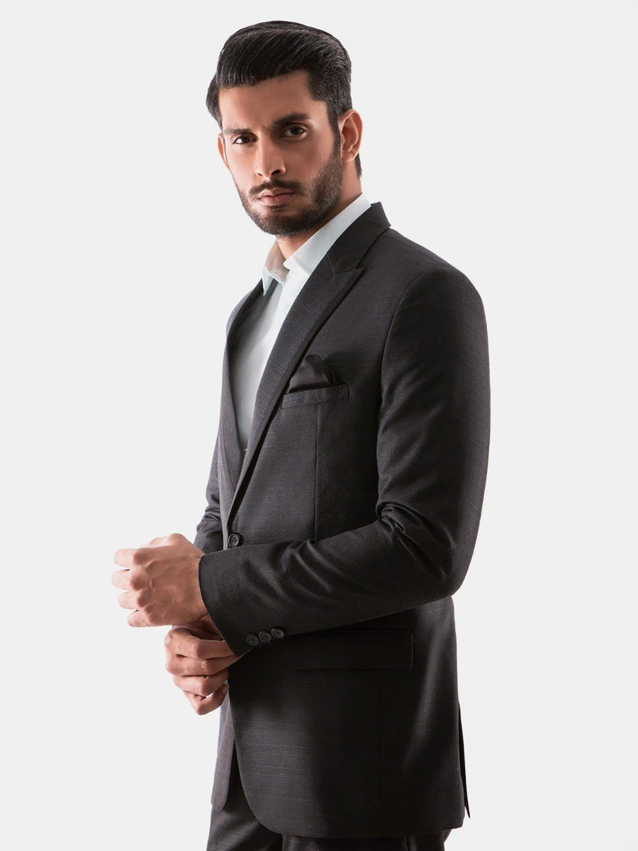 Men's Charcoal Coat Pant - EMTCPC19-6701 - Image 3