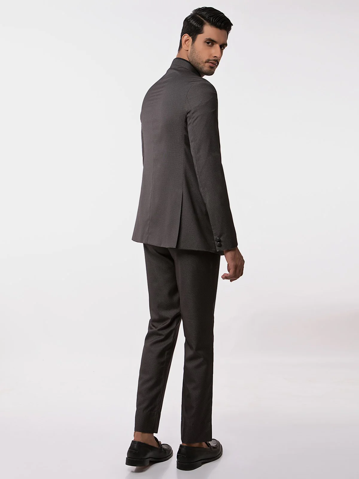 Men's Dark Grey Coat Pant - EMTCPC19-6702 - Image 2