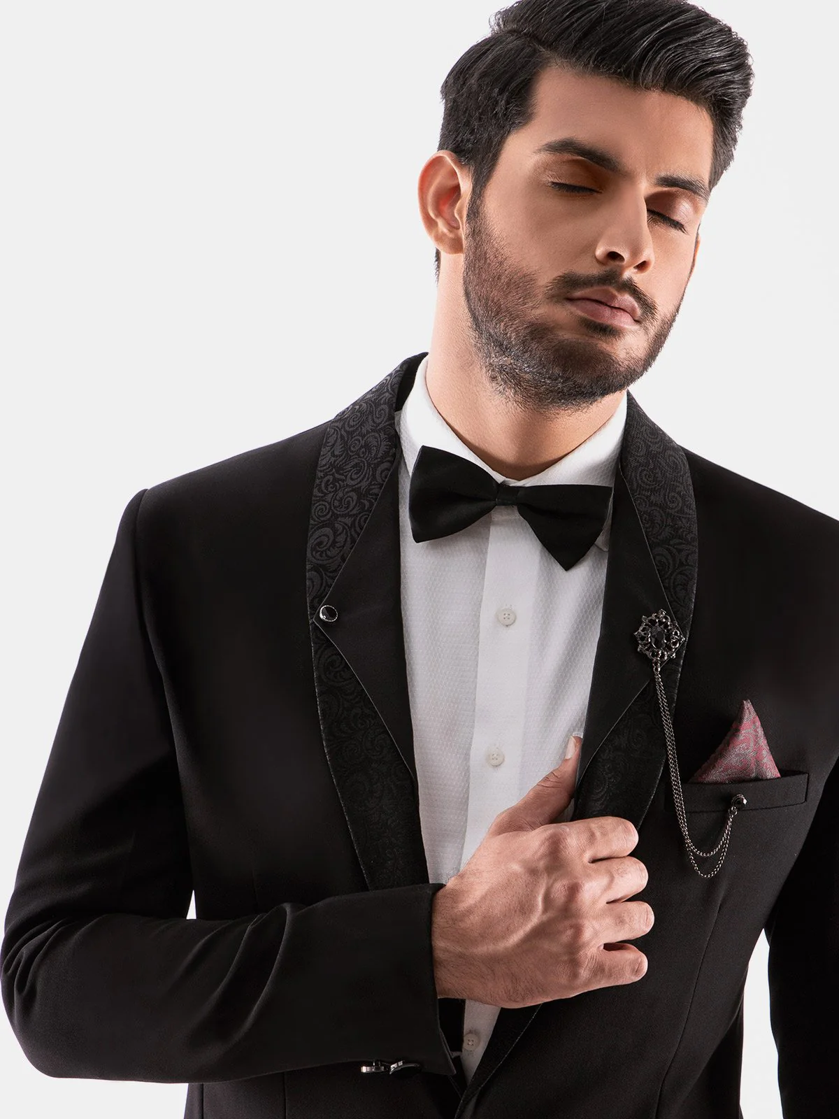 Men's Black Coat Pant - EMTCPC19-6703 - Image 2