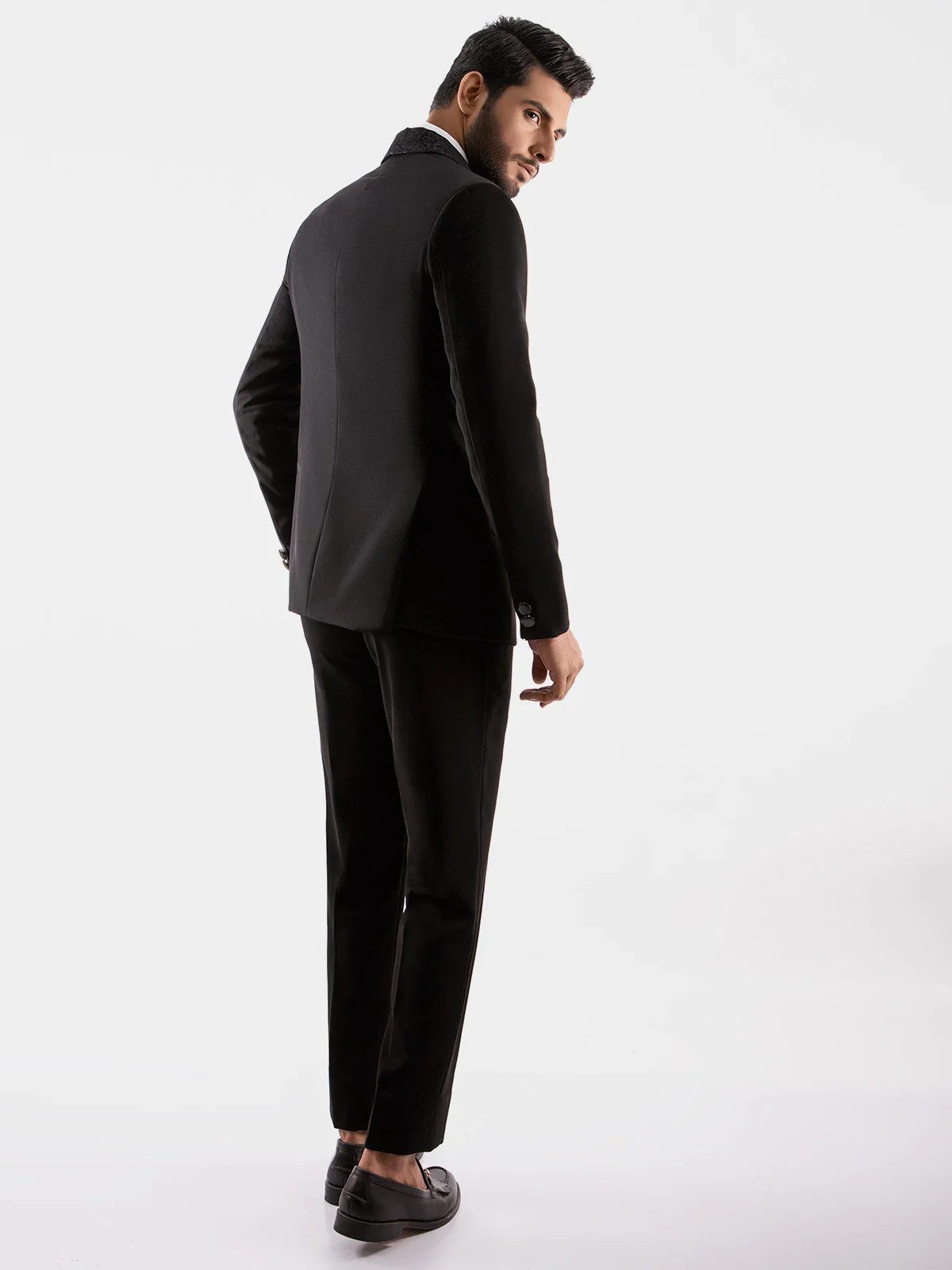 Men's Black Coat Pant - EMTCPC19-6703 - Image 5