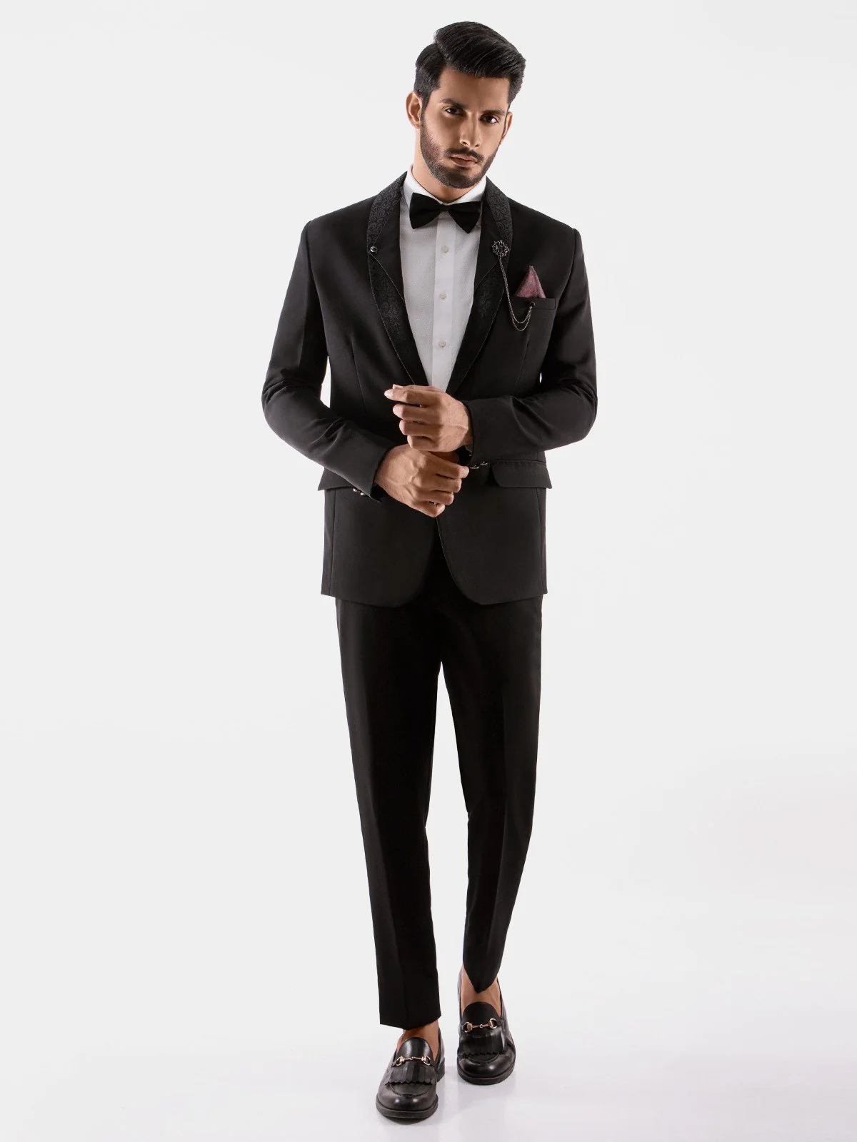 Men's Black Coat Pant - EMTCPC19-6703 - Image 6