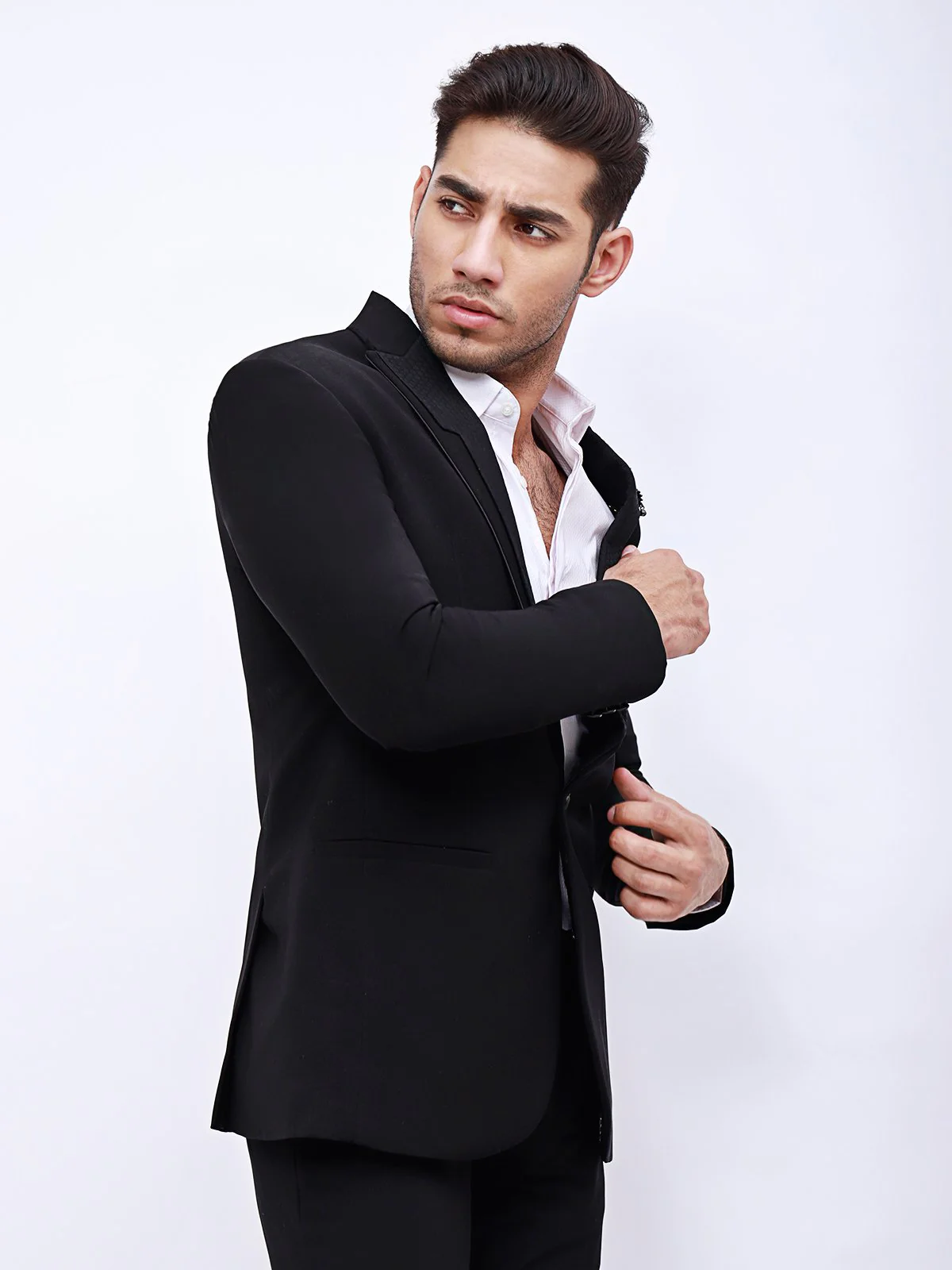 Men's Black Coat Pant - EMTCPC21-6704 - Image 3