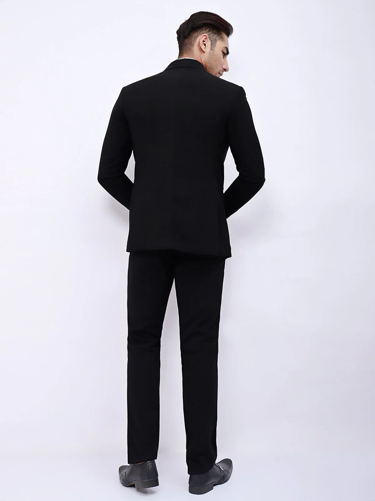 Men's Black Coat Pant - EMTCPC21-6704 - Image 5