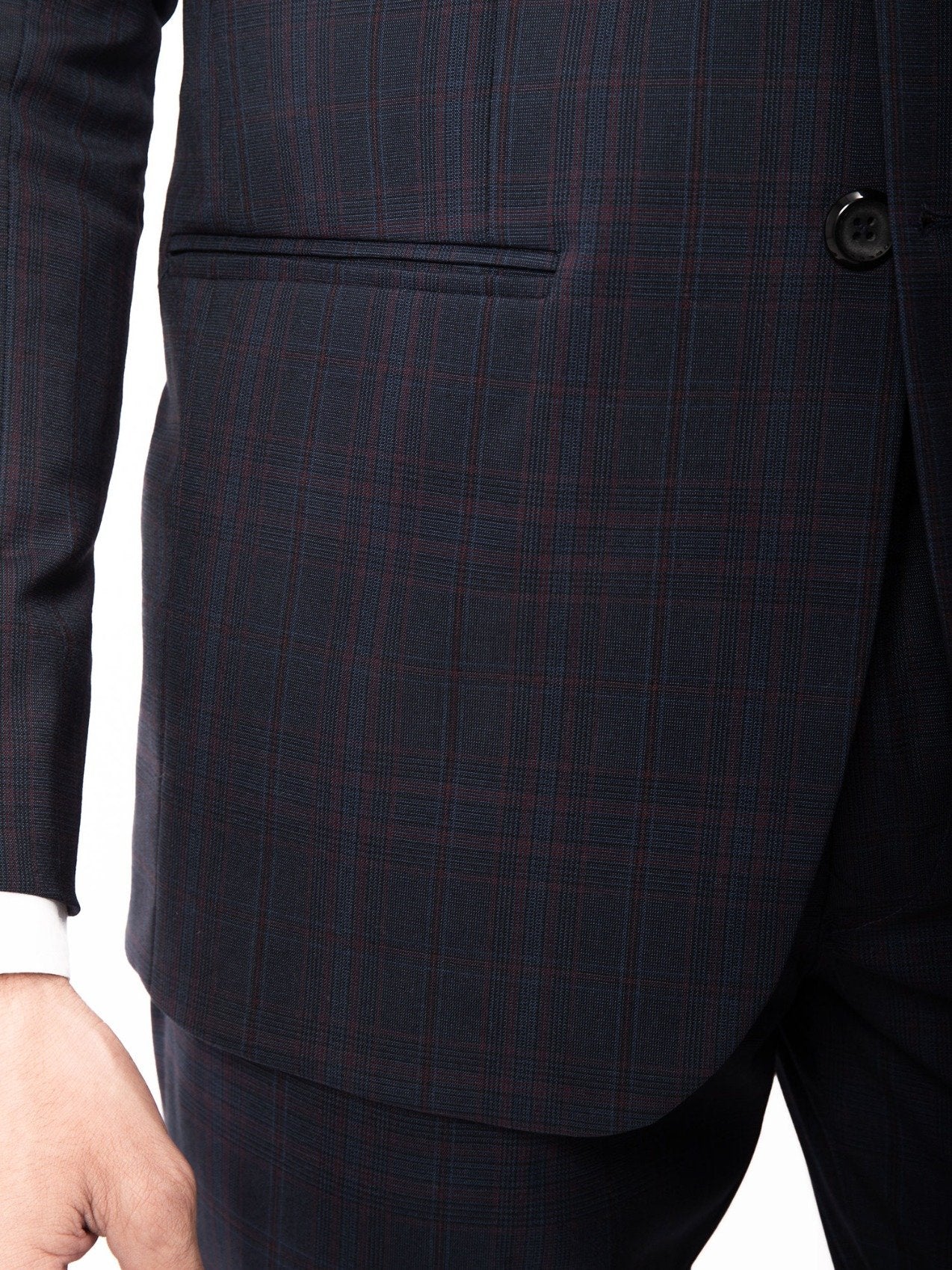 Men's Navy Blue Coat Pant - EMTCPC21-6716 - Image 5