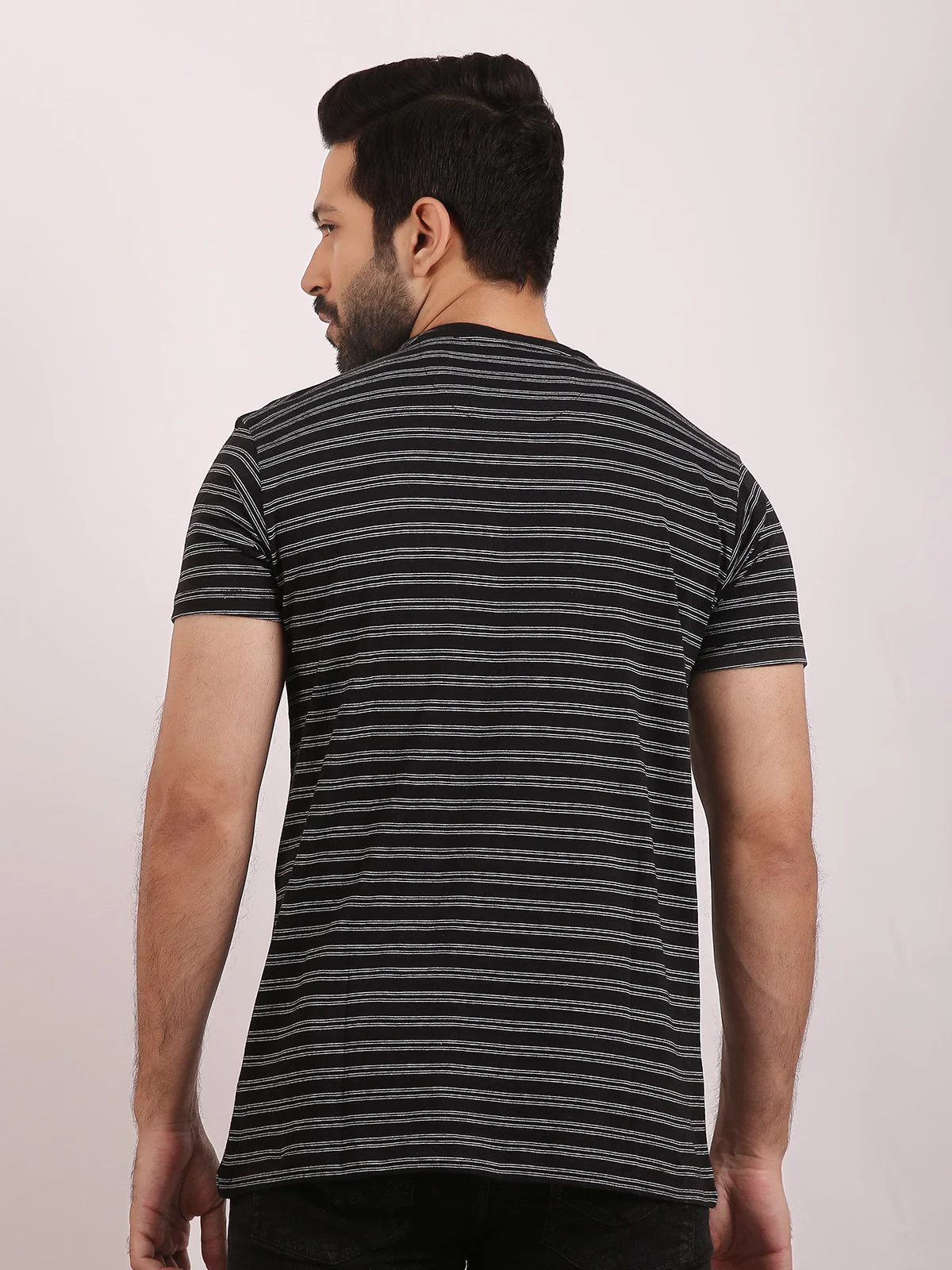 Men's Black Graphic Tee - EMTGT20-012 - Image 2