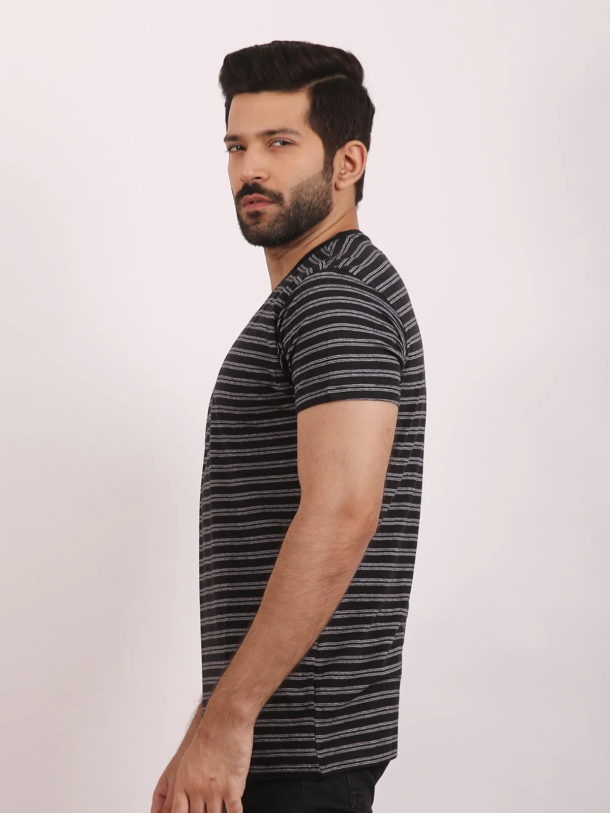 Men's Black Graphic Tee - EMTGT20-012 - Image 3