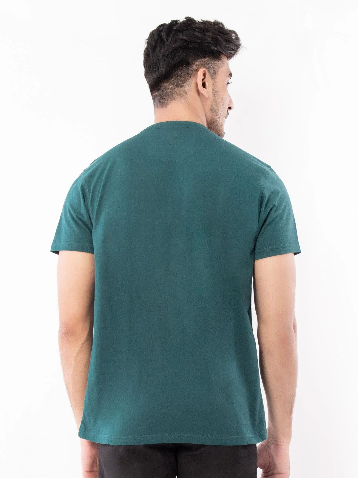 Men's Green Graphic Tee - EMTGT21-010 - Image 3