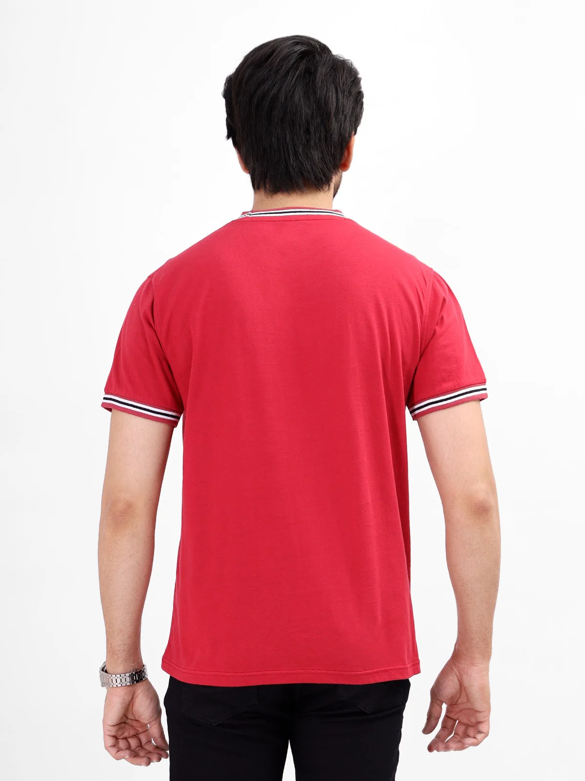 Men's Red Graphic Tee - EMTGT21-011 - Image 2