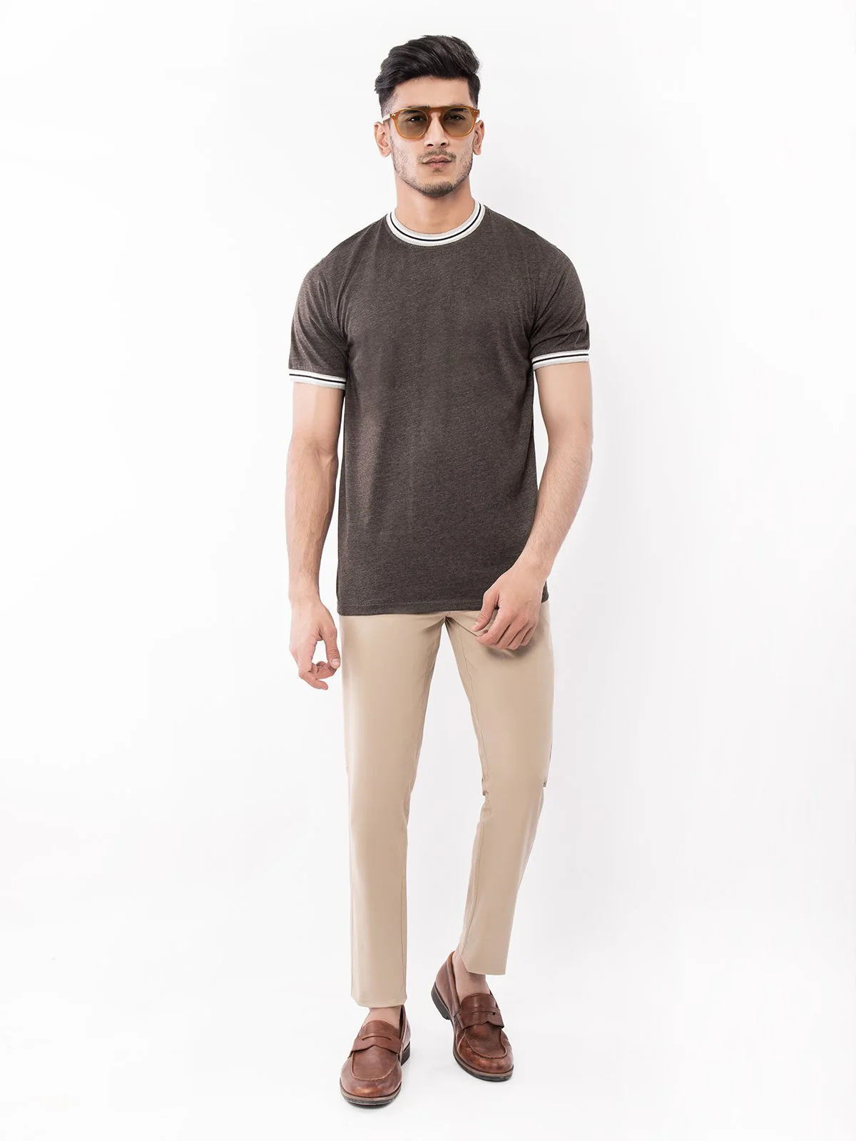 Men's Heather Grey Graphic Tee - EMTGT21-012 - Image 2