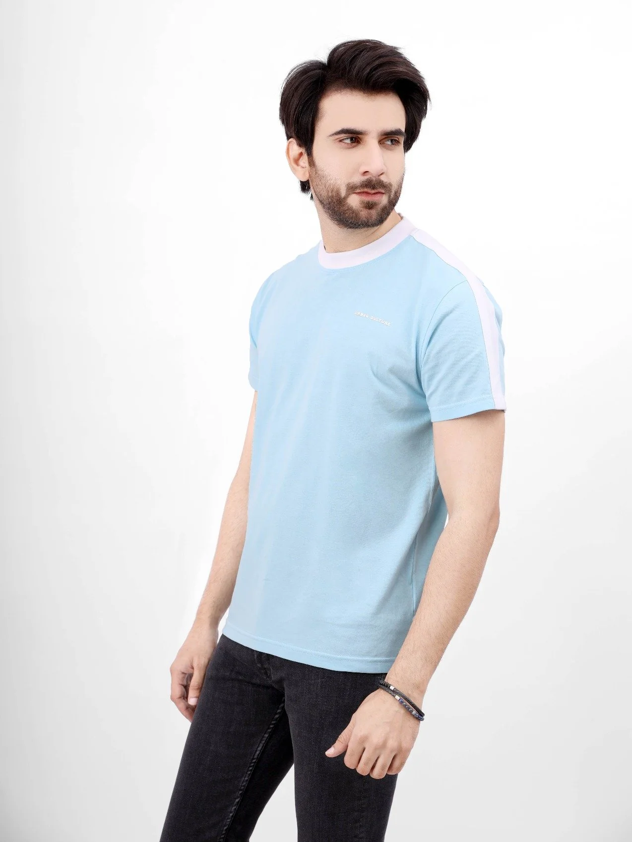 Men's Light Blue Graphic Tee - EMTGT21-013 - Image 2