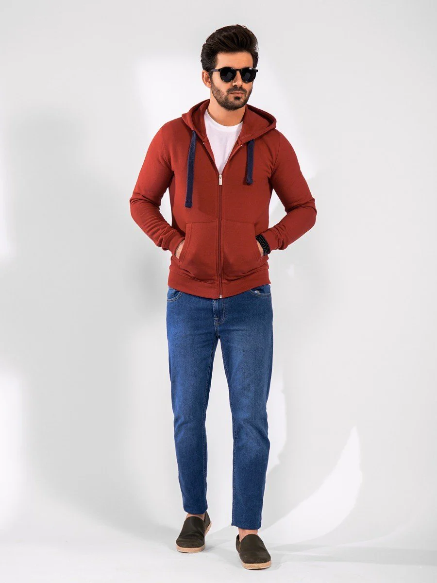 Men's Rust Hoodie - EMTH20-001 - Image 4