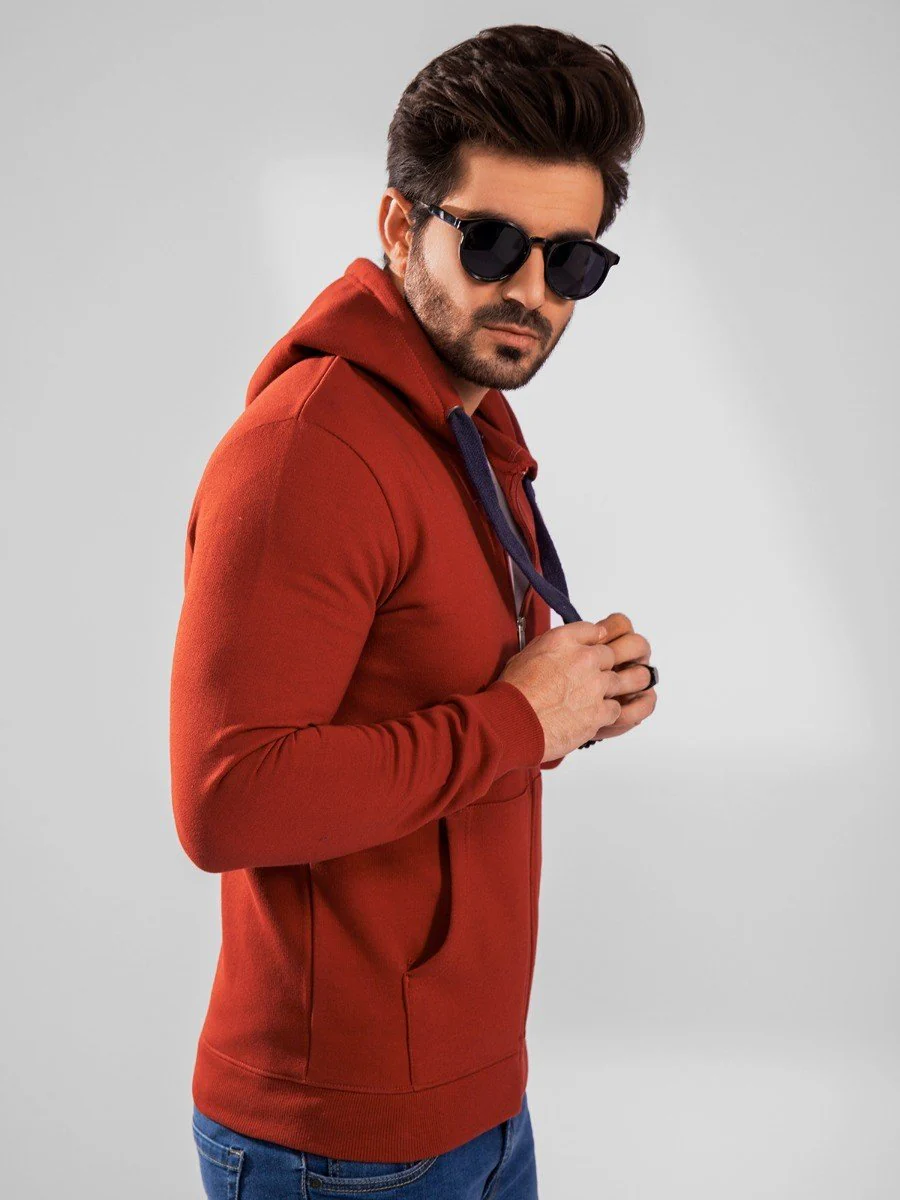 Men's Rust Hoodie - EMTH20-001 - Image 5