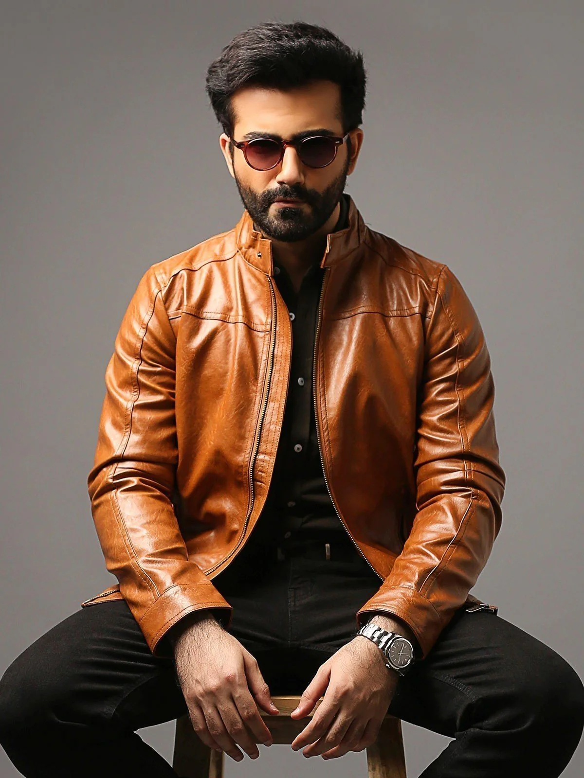 Men's Rust Jacket - EMTJ18-016 - Image 2