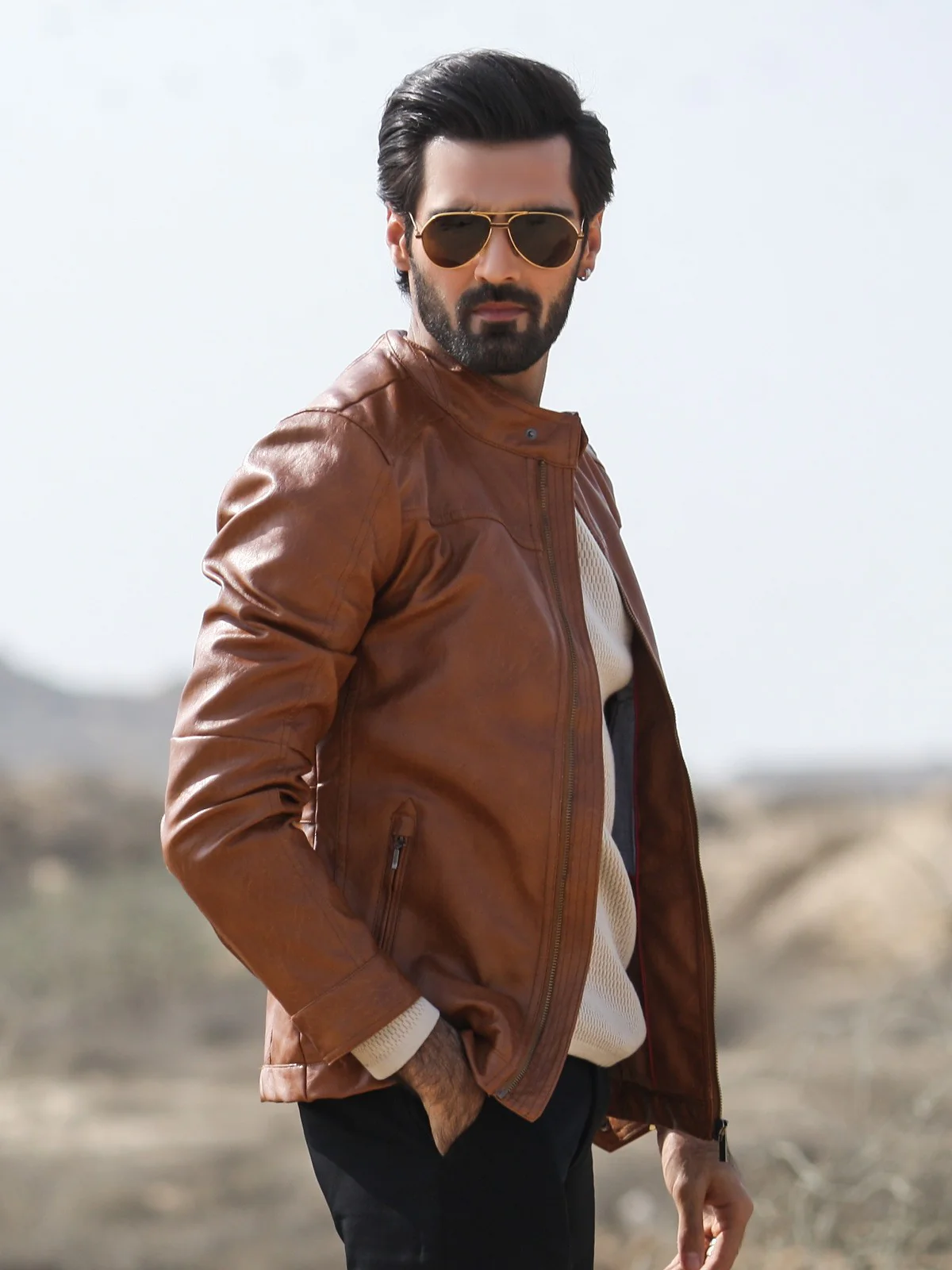 Men's Rust Jacket - EMTJ18-016 - Image 4