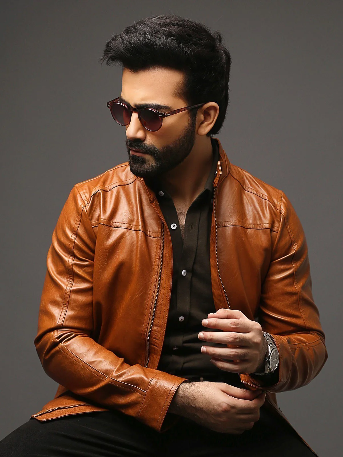 Men's Rust Jacket - EMTJ18-016 - Image 6