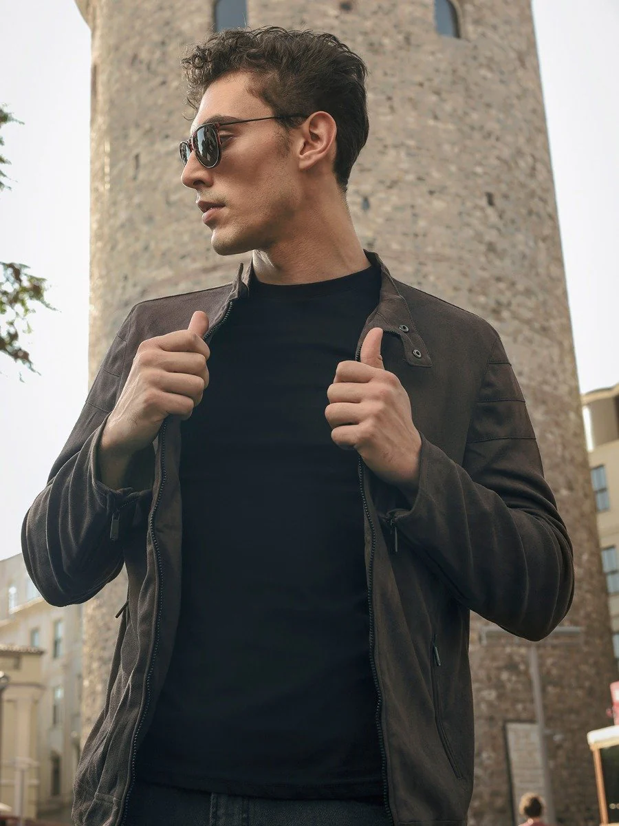 Men's Dark Brown Jacket - EMTJ20-002 - Image 5