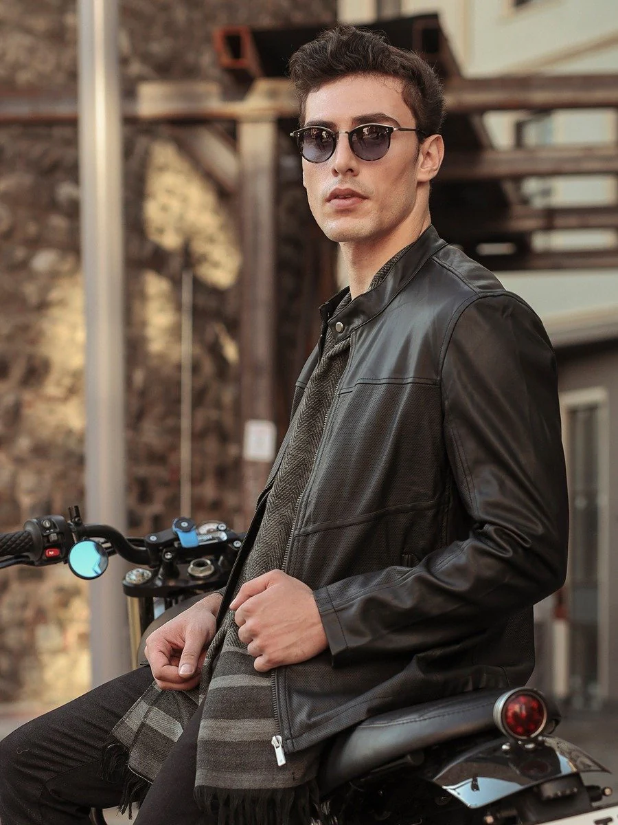Men's Black Jacket - EMTJ20-003 - Image 2