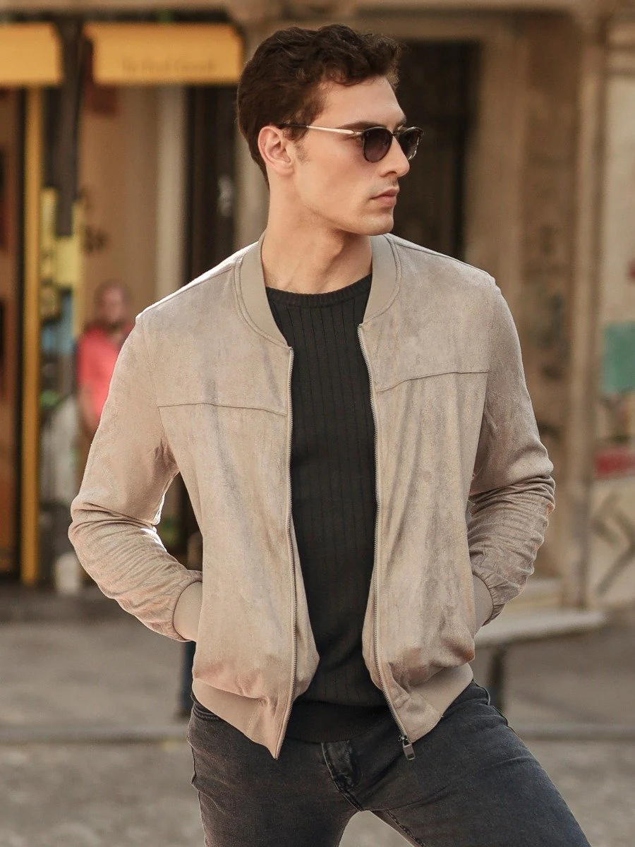 Men's Beige Jacket - EMTJ20-005 - Image 2