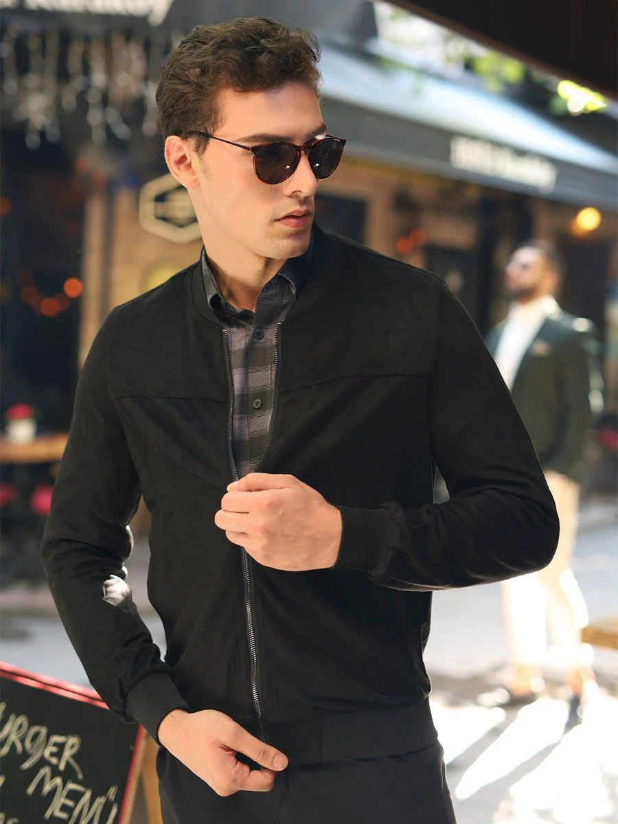 Men's Black Jacket - EMTJ20-007 - Image 2