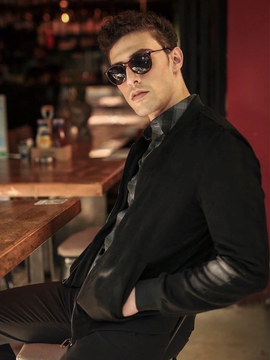 Men's Black Jacket - EMTJ20-007 - Image 3