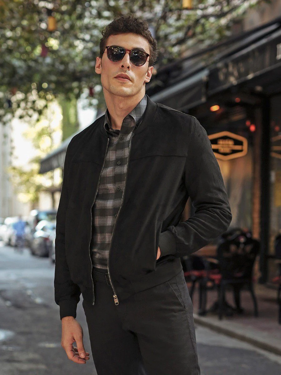 Men's Black Jacket - EMTJ20-007 - Image 4
