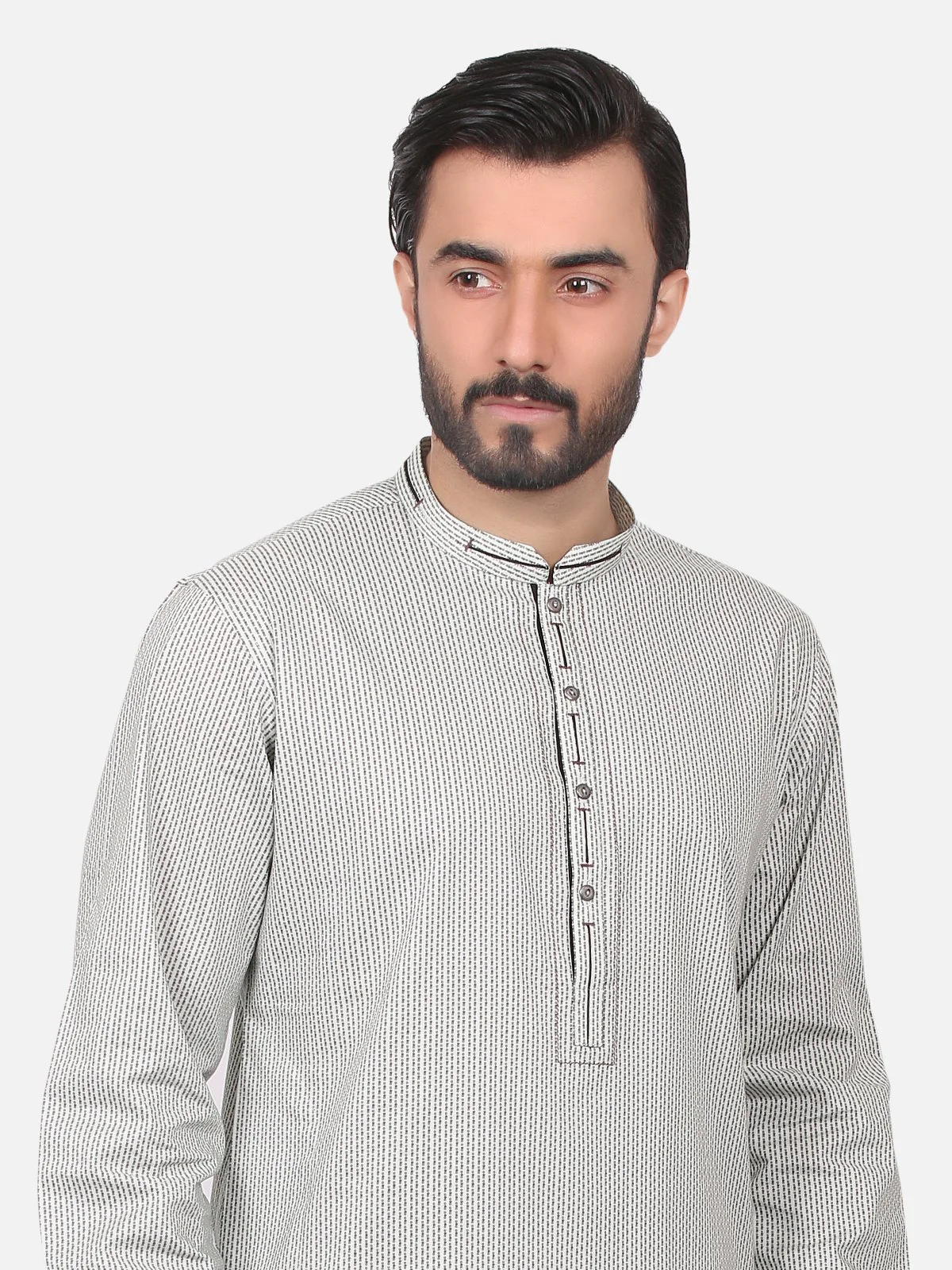 Men's Light Green Kurta - EMTK18S-9497 - Image 2