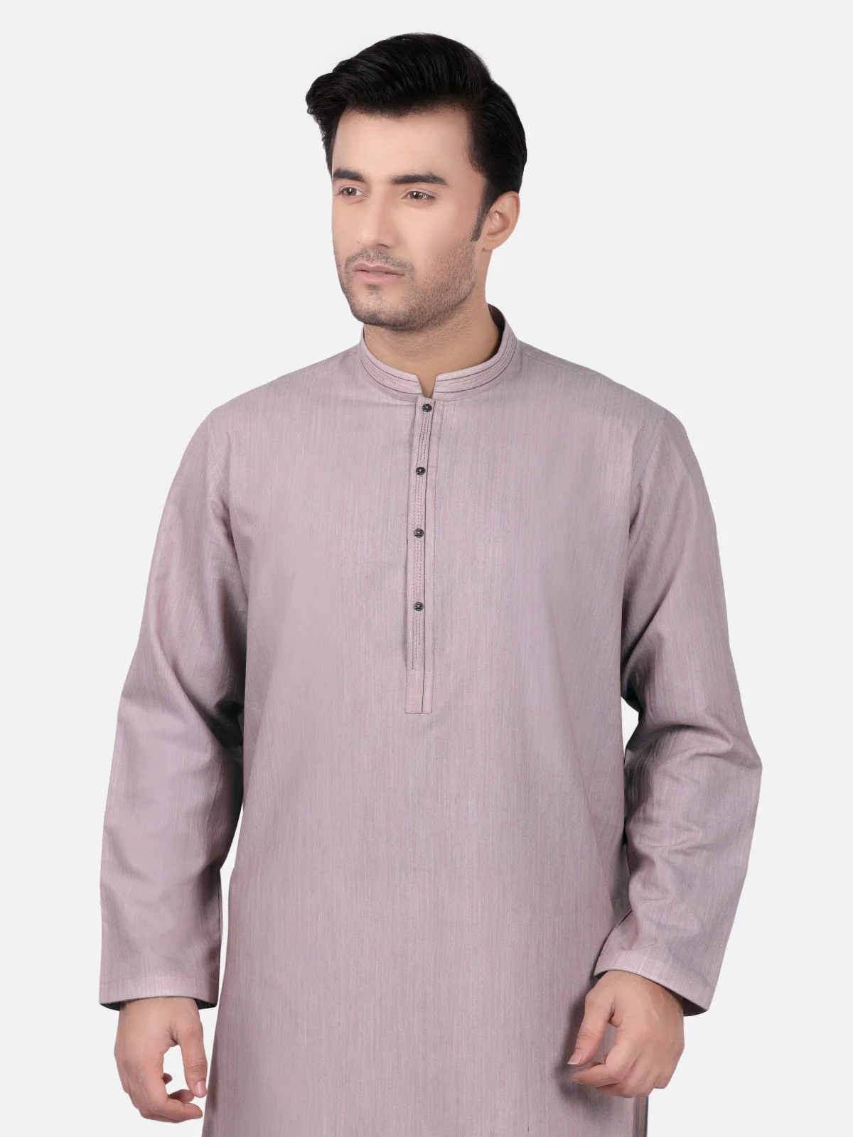 Men's Light Pink Kurta - EMTK19S-9732 - Image 2