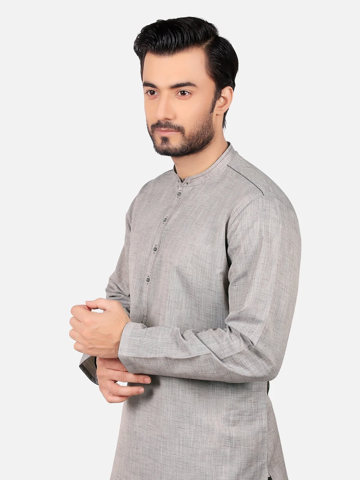 Men's Coffee Kurta - EMTK19S-9788 - Image 2