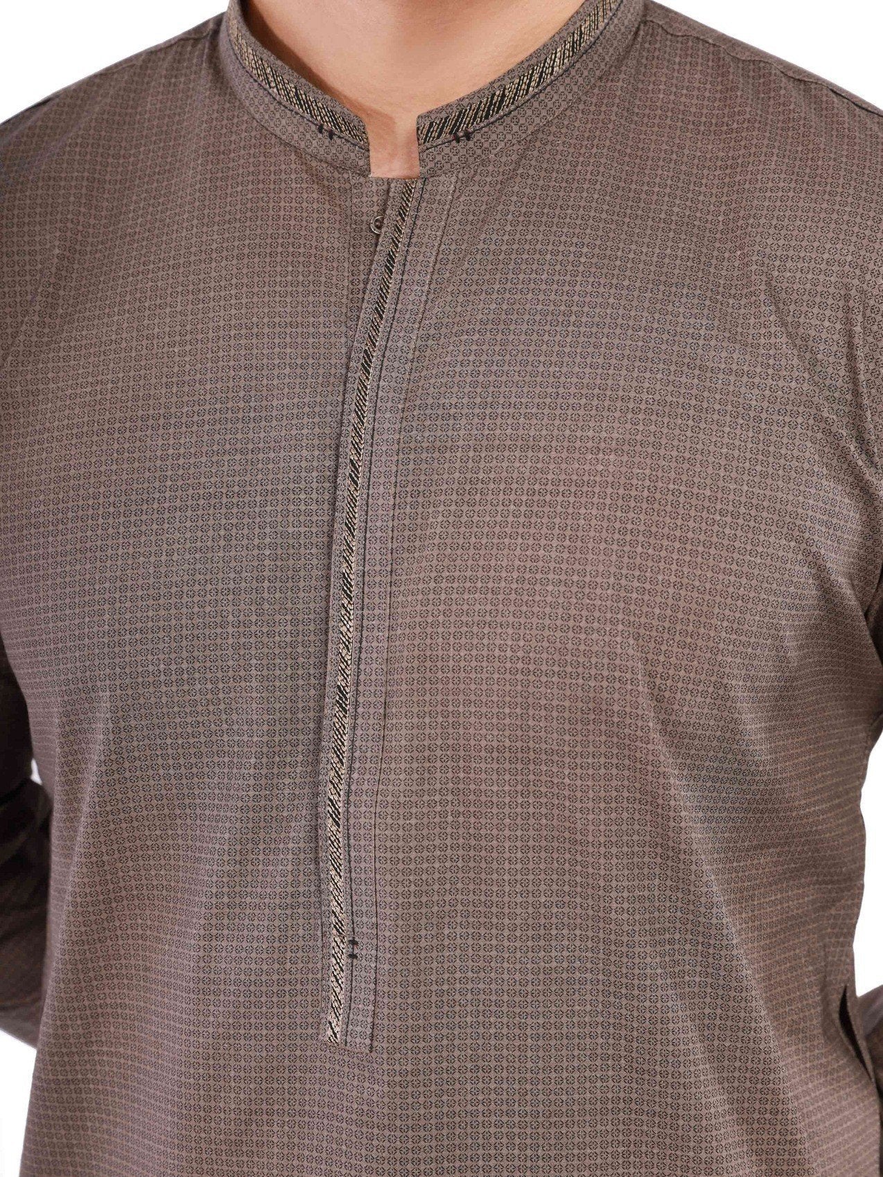 Men's Coffee Kurta - EMTK21S-99047 - Image 2