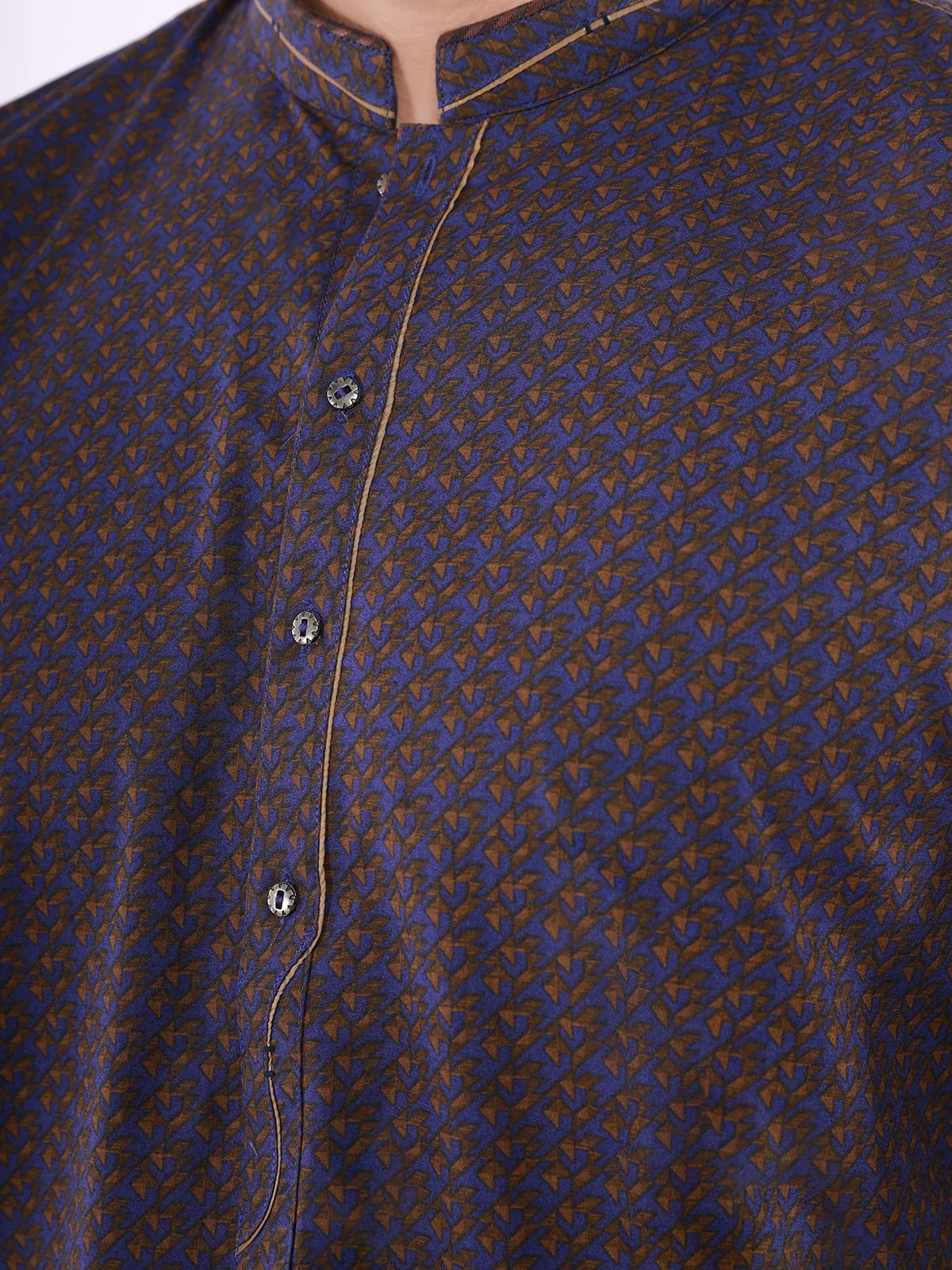 Men's Purple Kurta - EMTK21S-99052 - Image 2