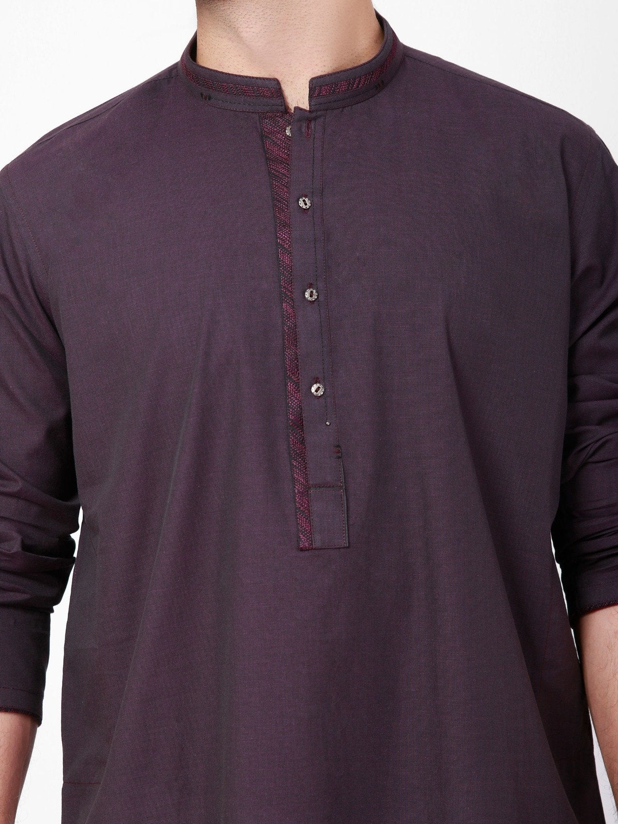Men's Purple Kurta - EMTK22S-99106 - Image 2