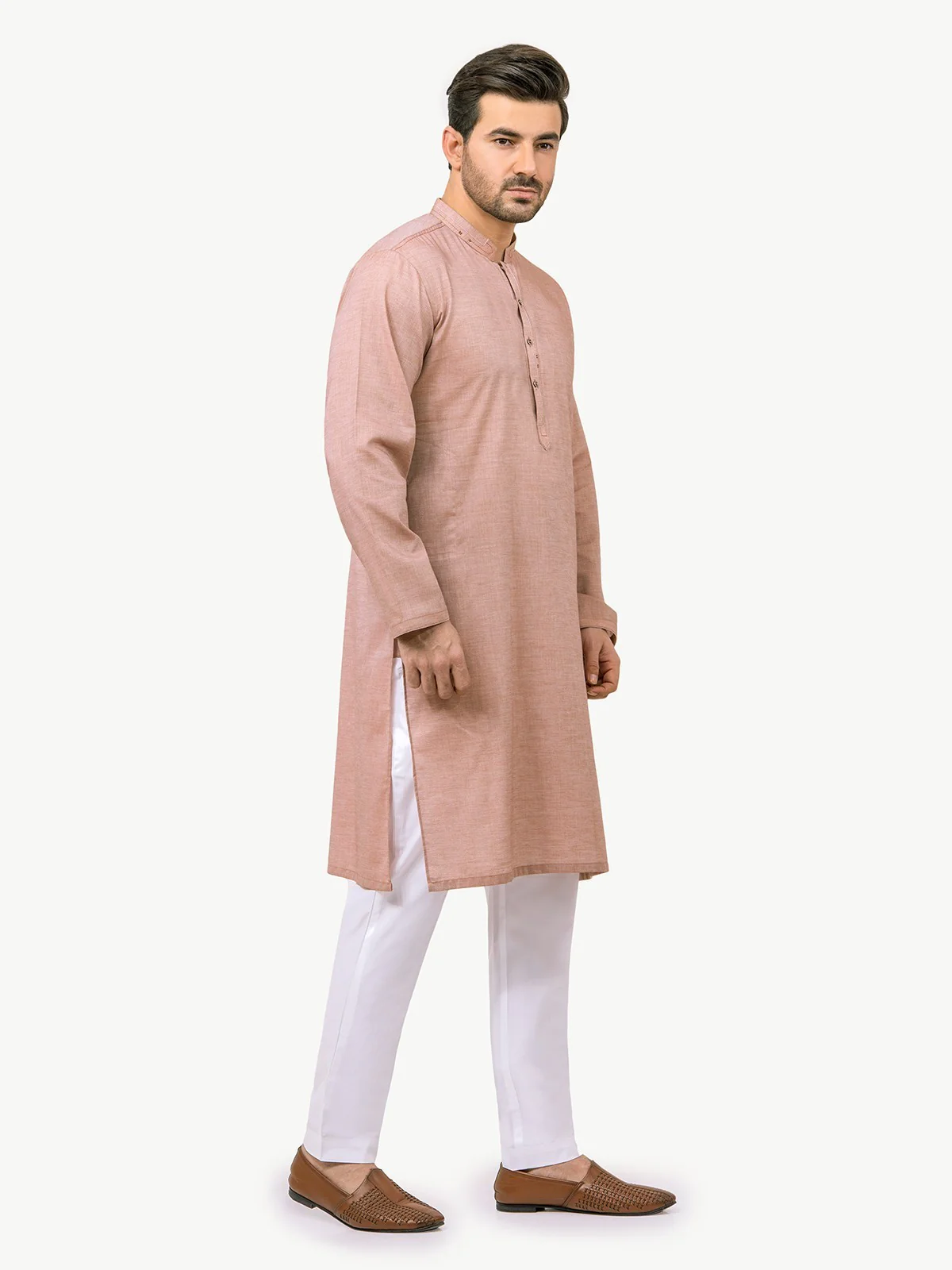 Men's Tea Rose Kurta - EMTK22S-99132 - Image 3
