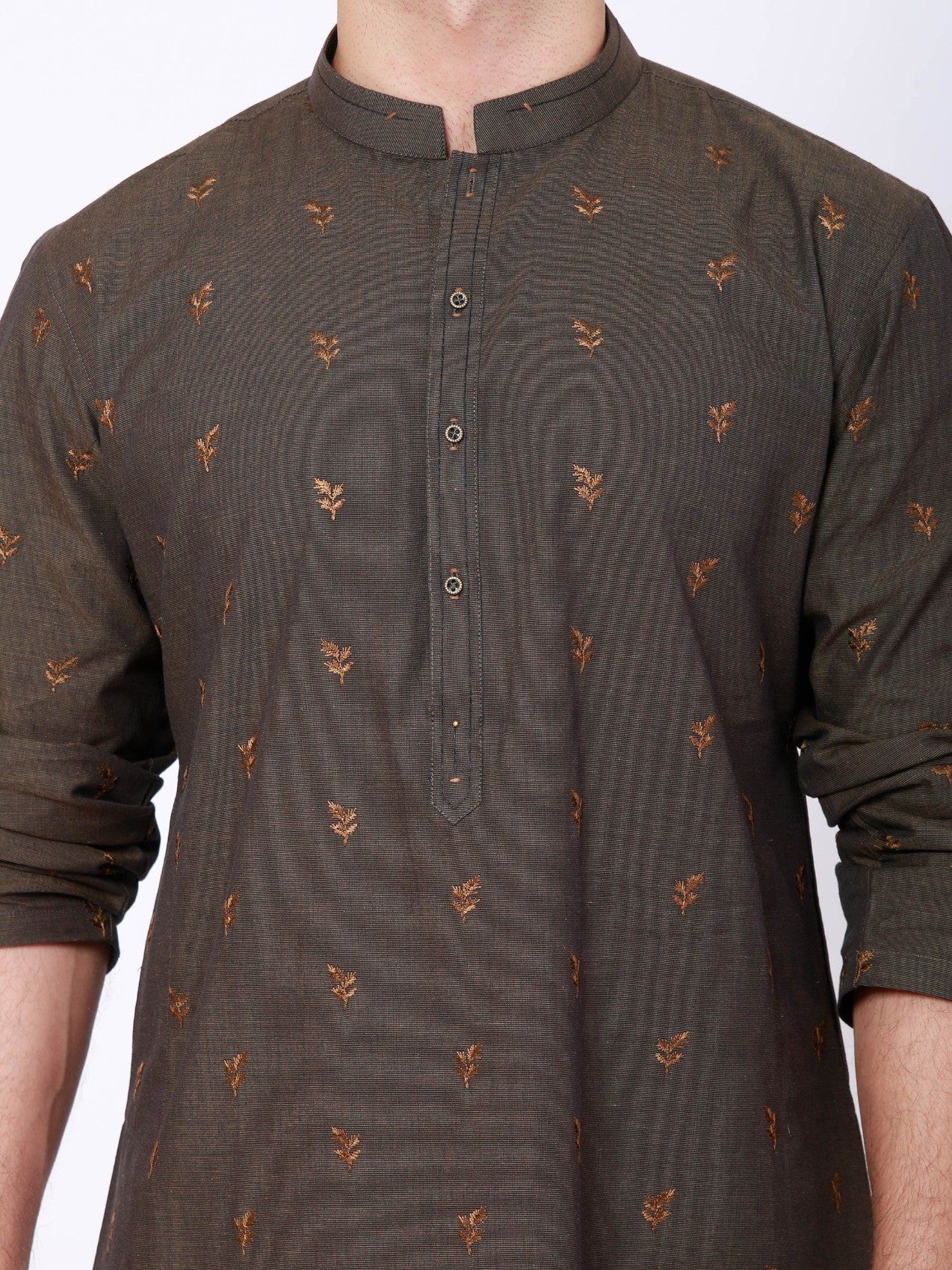 Men's Mehndi Kurta Ceremonial - EMTKC21-061 - Image 2