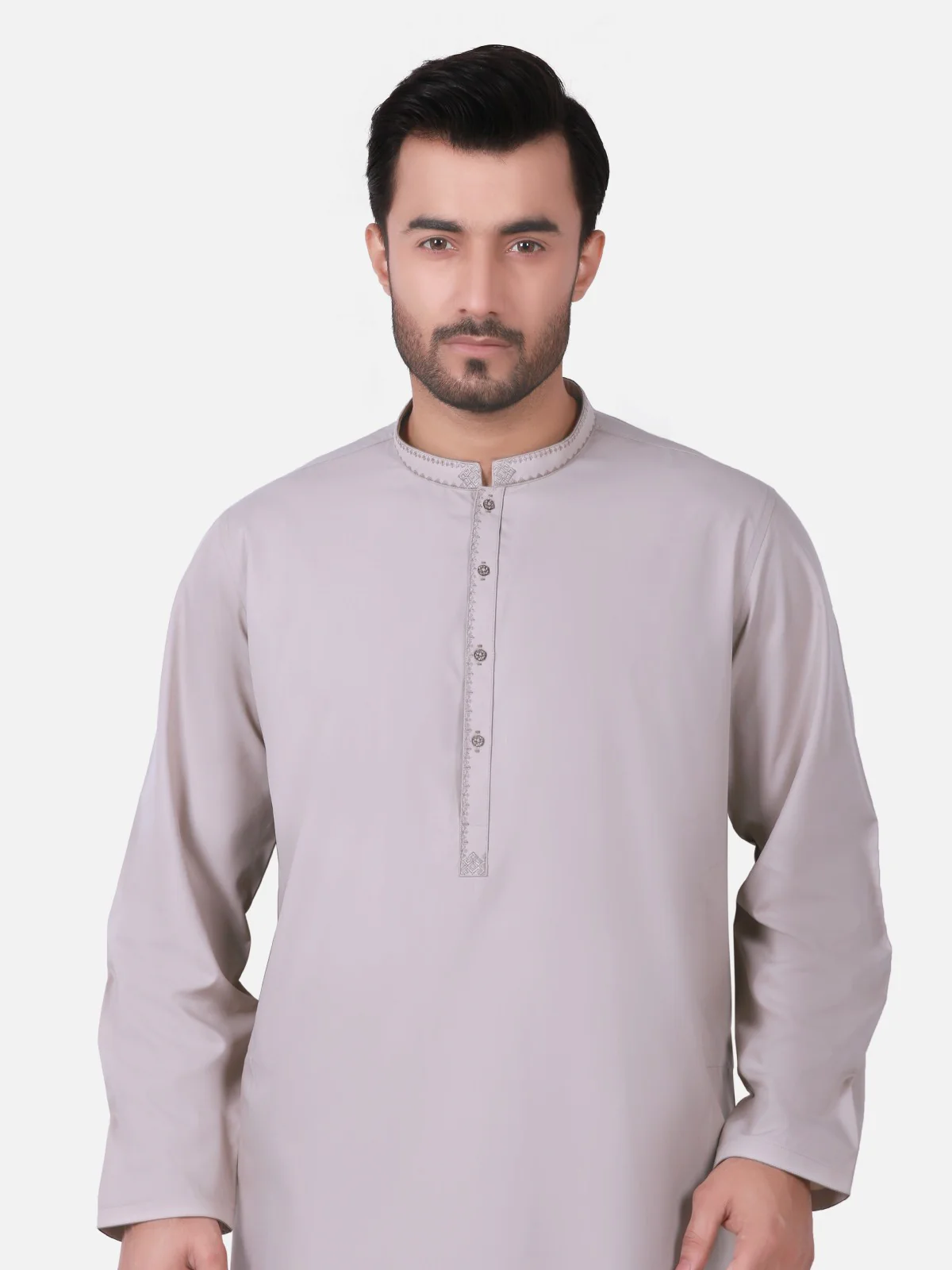 Men's Coffee Shalwar Kameez - EMTKS19S-40735 - Image 2