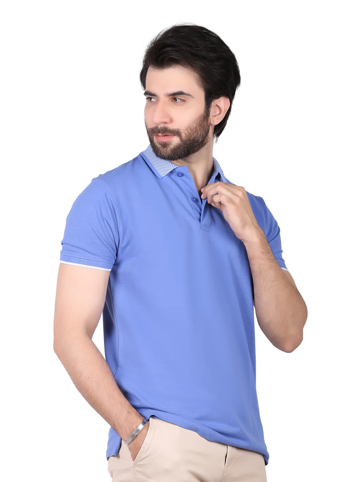 Men's Ink Blue Polo Shirt - EMTPS19-008 - Image 2