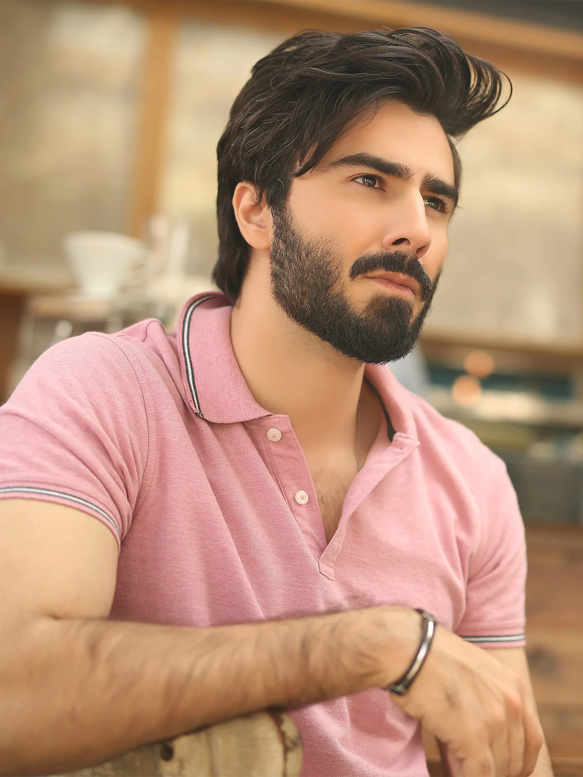 Men's Pink Lavender Polo Shirt - EMTPS19-028 - Image 4