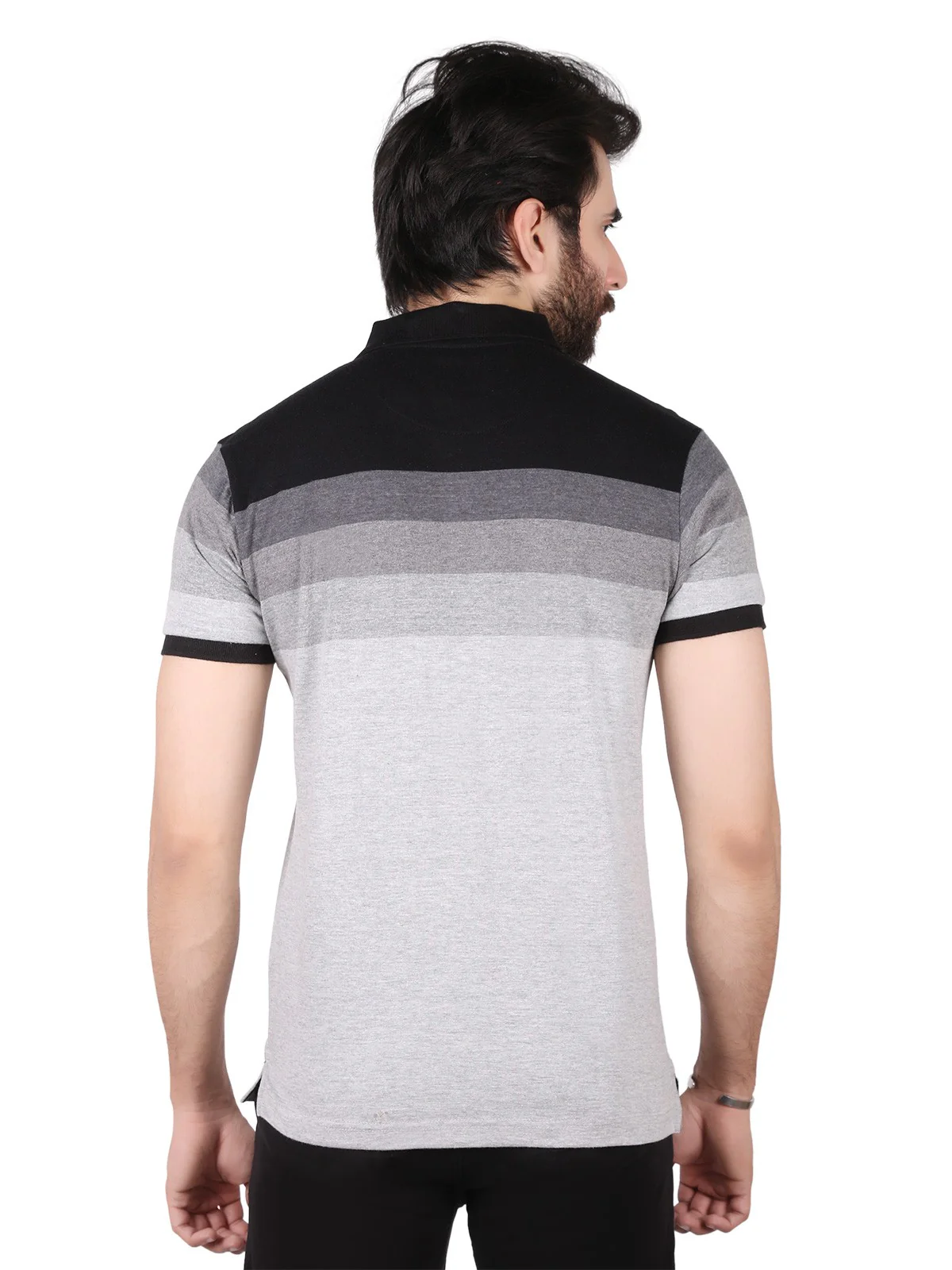 Men's Grey Polo Shirt - EMTPS19-041 - Image 3