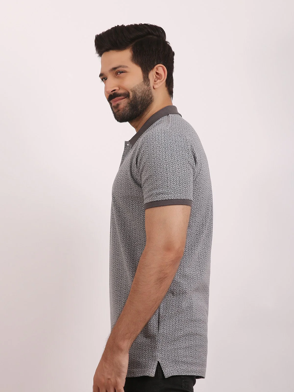 Men's Grey Polo Shirt - EMTPS20-003 - Image 2